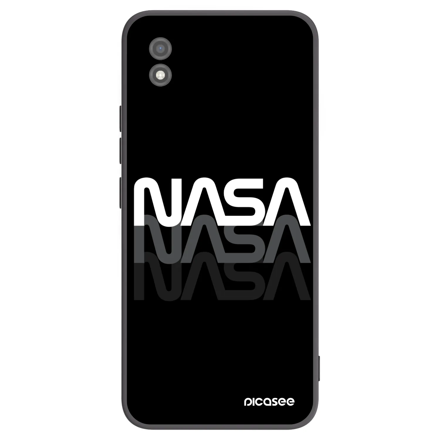 Picasee fekete szilikon tok az alábbi mobiltelefonokra Realme C11 (2021) - NASA Triple