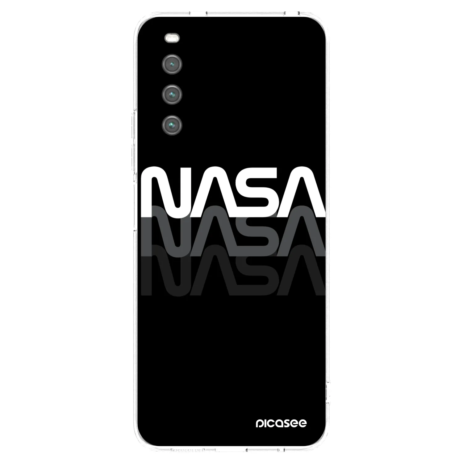 Picasee átlátszó szilikon tok az alábbi mobiltelefonokra Sony Xperia 10 IV 5G - NASA Triple