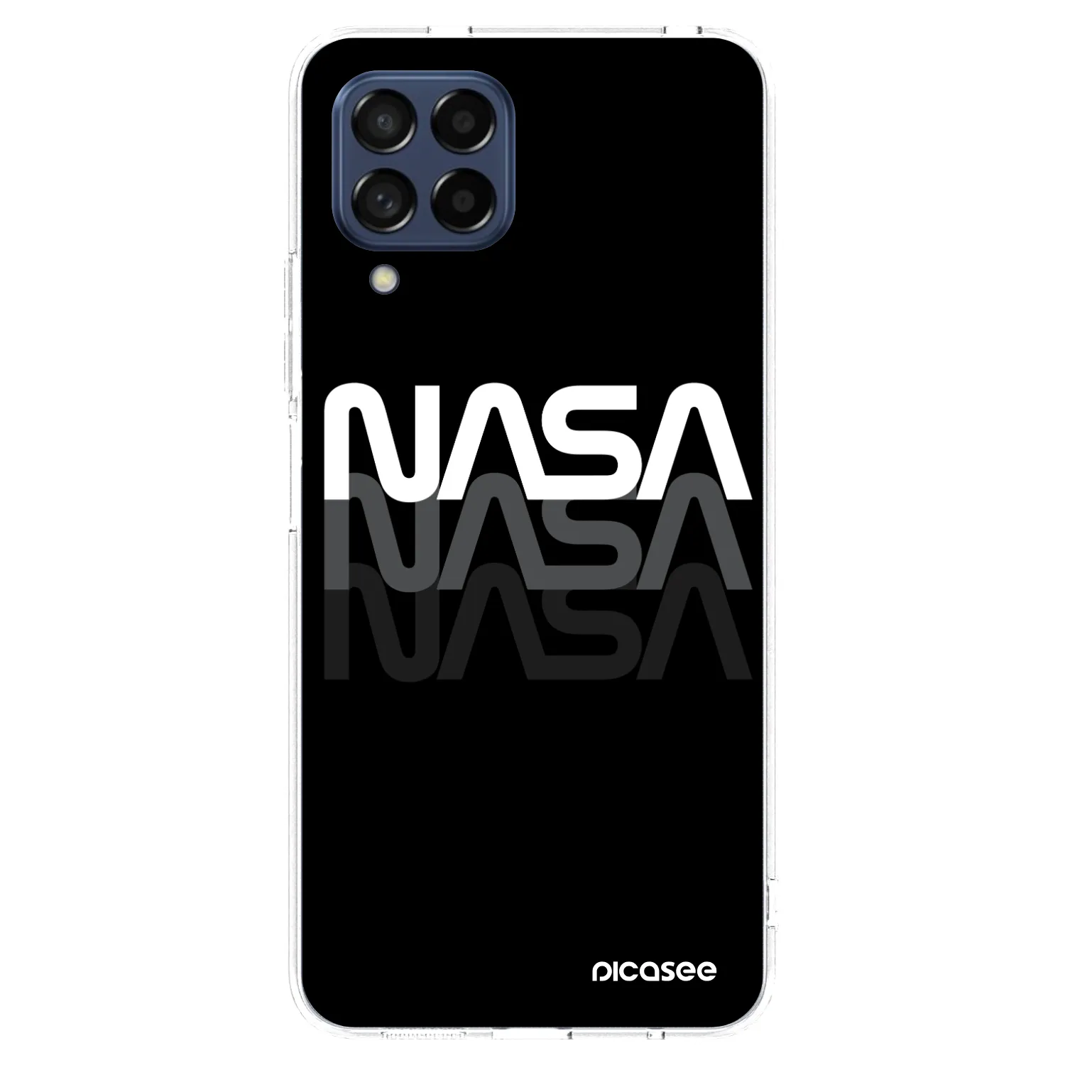 Picasee átlátszó szilikon tok az alábbi mobiltelefonokra Samsung Galaxy M53 5G - NASA Triple