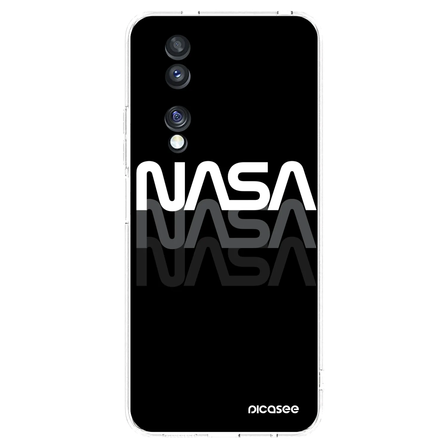 Picasee átlátszó szilikon tok az alábbi mobiltelefonokra Honor 70 - NASA Triple