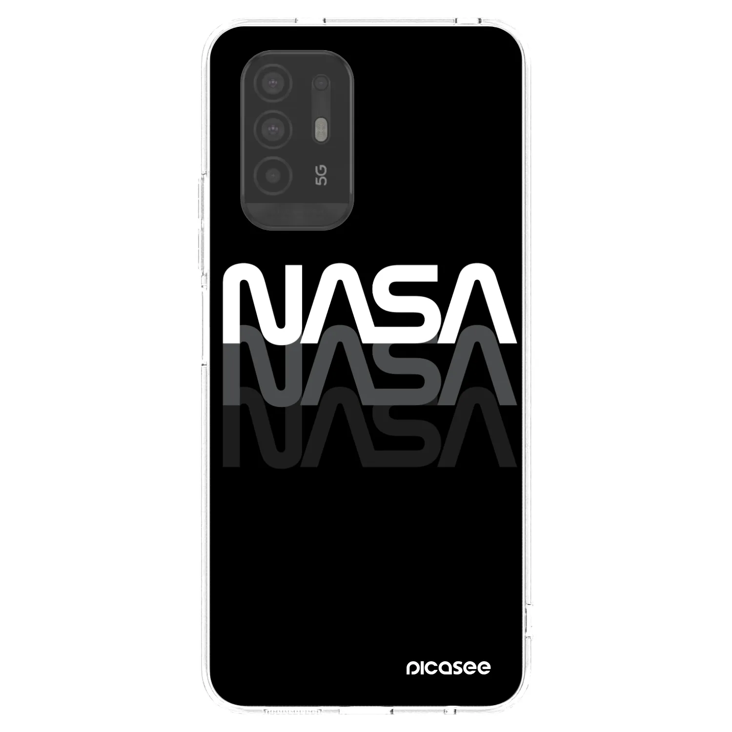 Picasee átlátszó szilikon tok az alábbi mobiltelefonokra OPPO A94 5G - NASA Triple