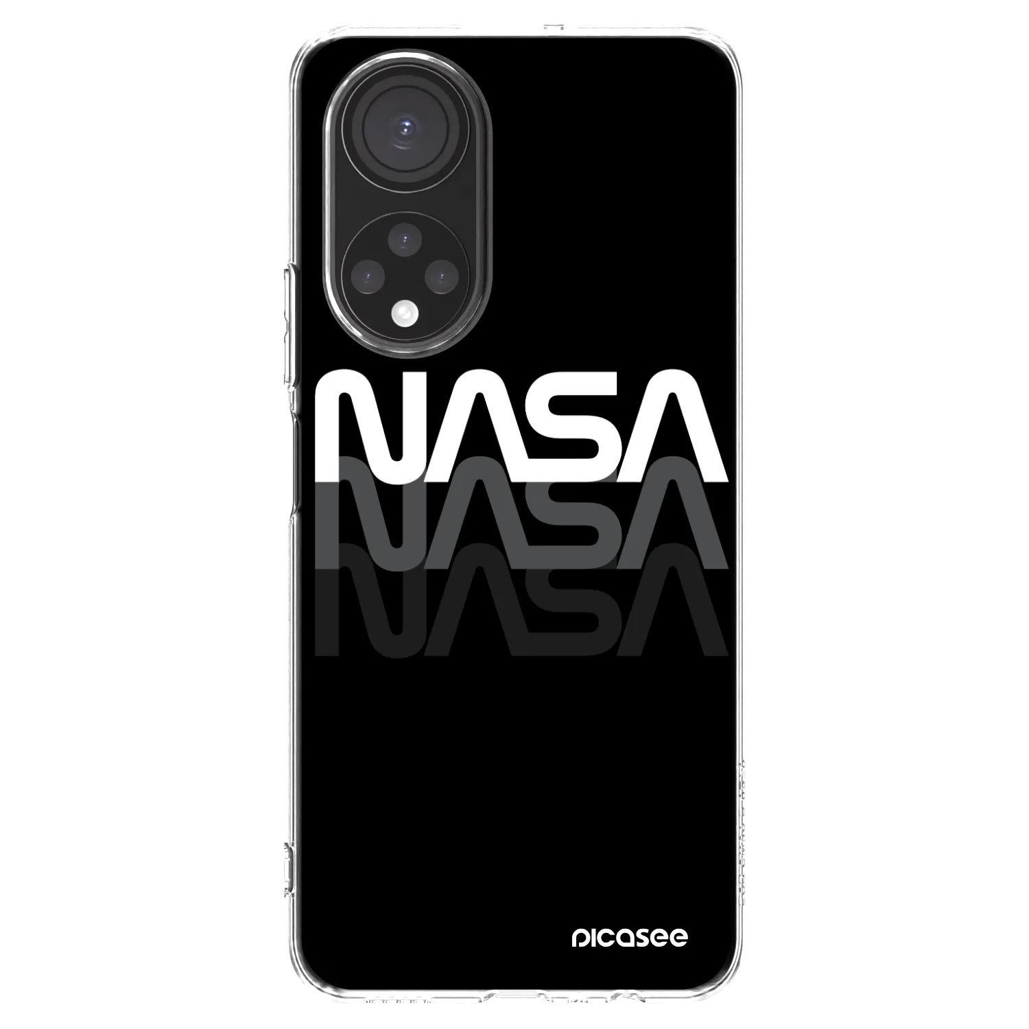 Picasee átlátszó szilikon tok az alábbi mobiltelefonokra Honor X7 - NASA Triple