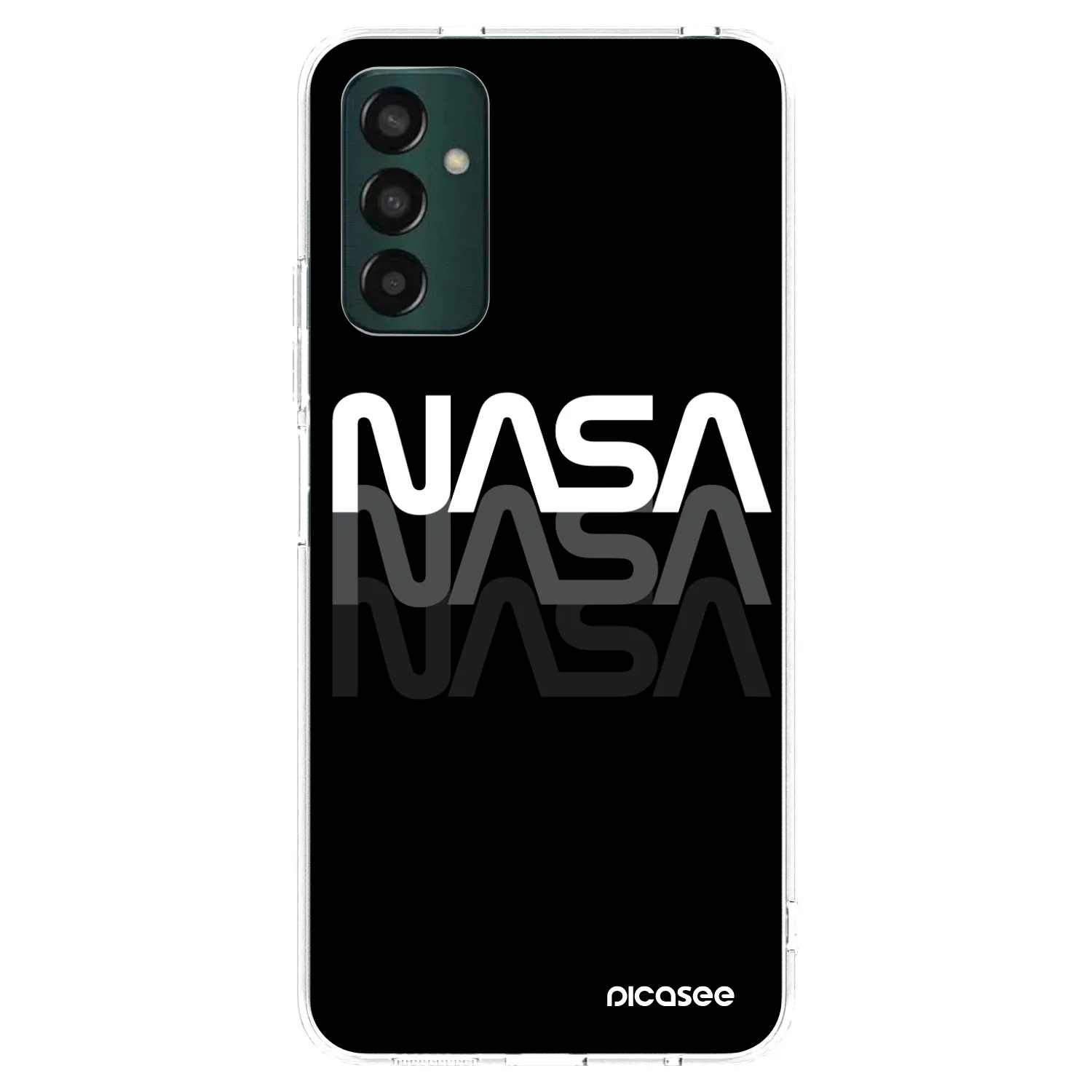 Picasee átlátszó szilikon tok az alábbi mobiltelefonokra Samsung Galaxy M23 5G - NASA Triple