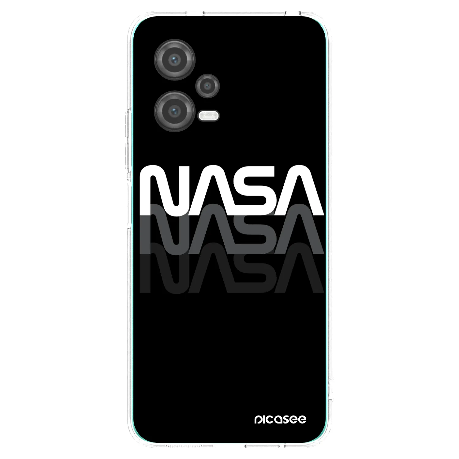 Picasee átlátszó szilikon tok az alábbi mobiltelefonokra Xiaomi Poco X5 - NASA Triple