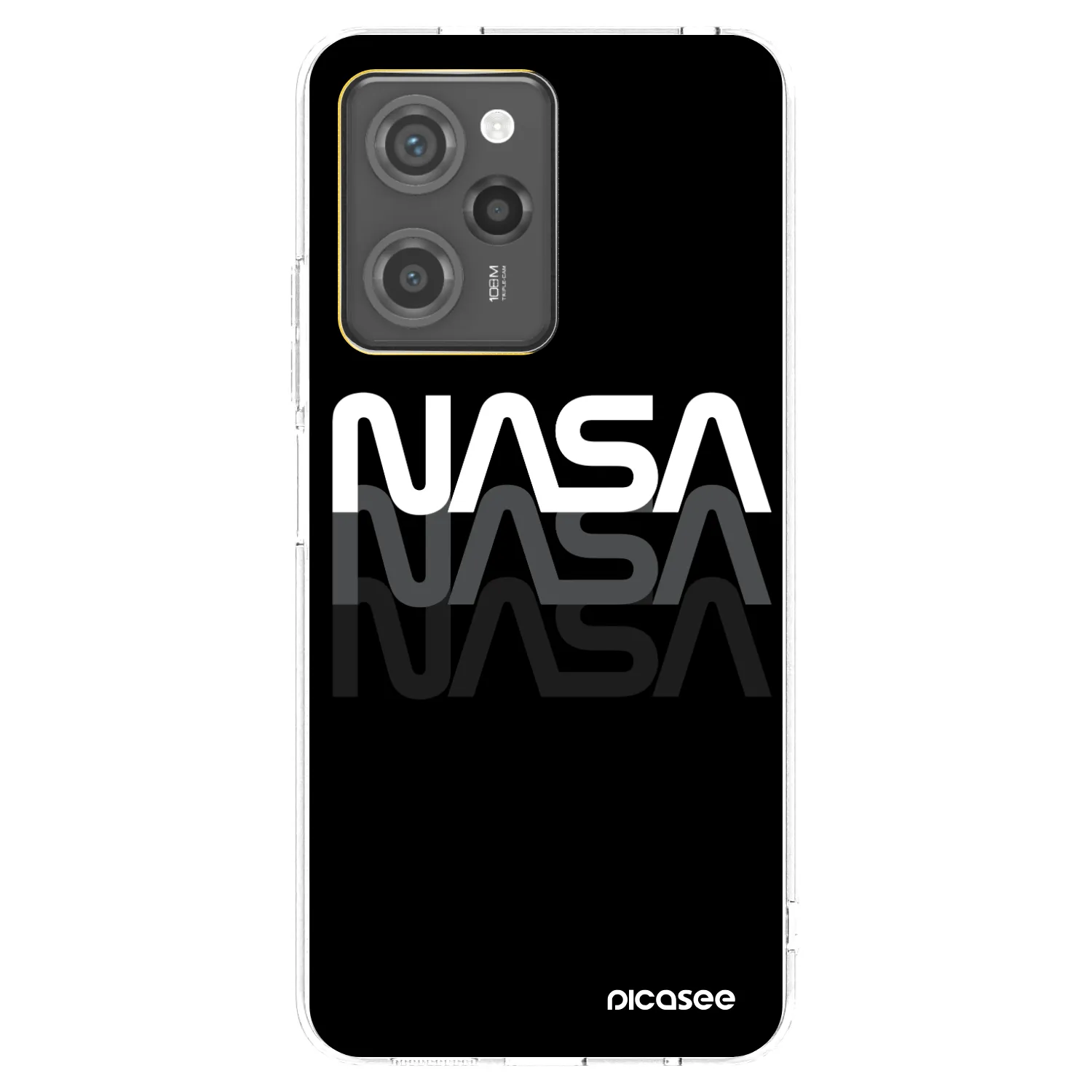 Picasee átlátszó szilikon tok az alábbi mobiltelefonokra Xiaomi Poco X5 Pro - NASA Triple