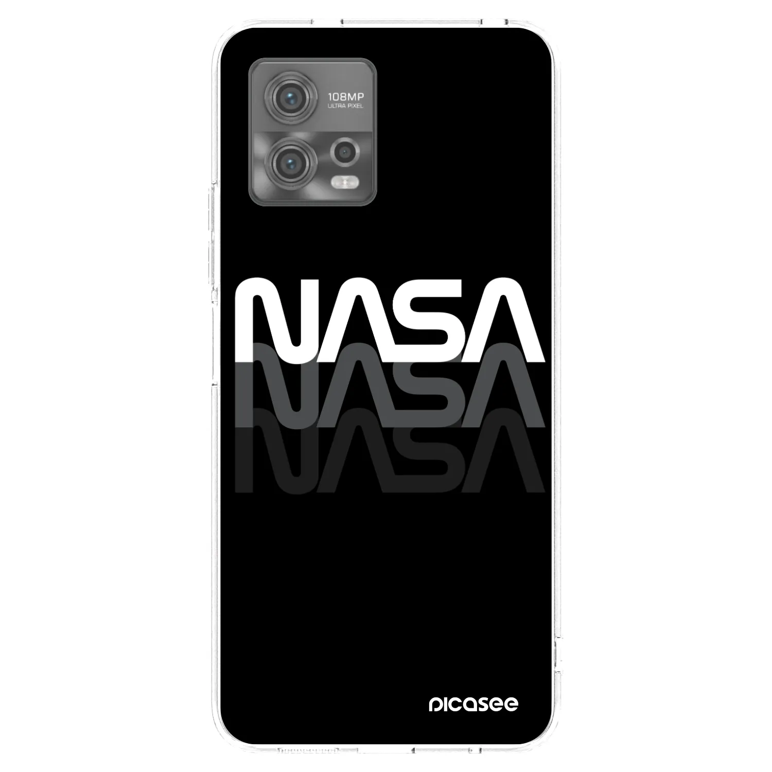 Picasee átlátszó szilikon tok az alábbi mobiltelefonokra Motorola Moto G72 - NASA Triple