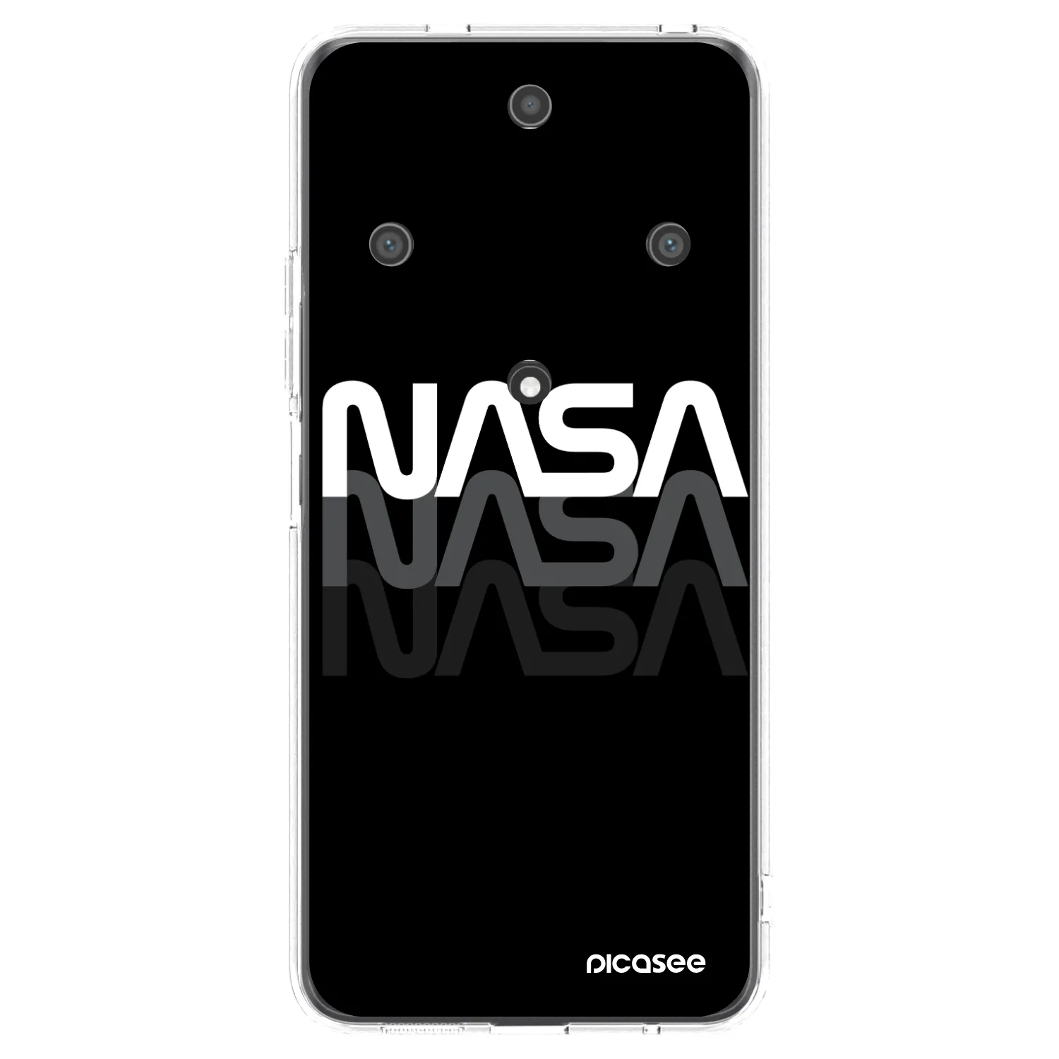 Picasee átlátszó szilikon tok az alábbi mobiltelefonokra Honor Magic5 Lite 5G - NASA Triple