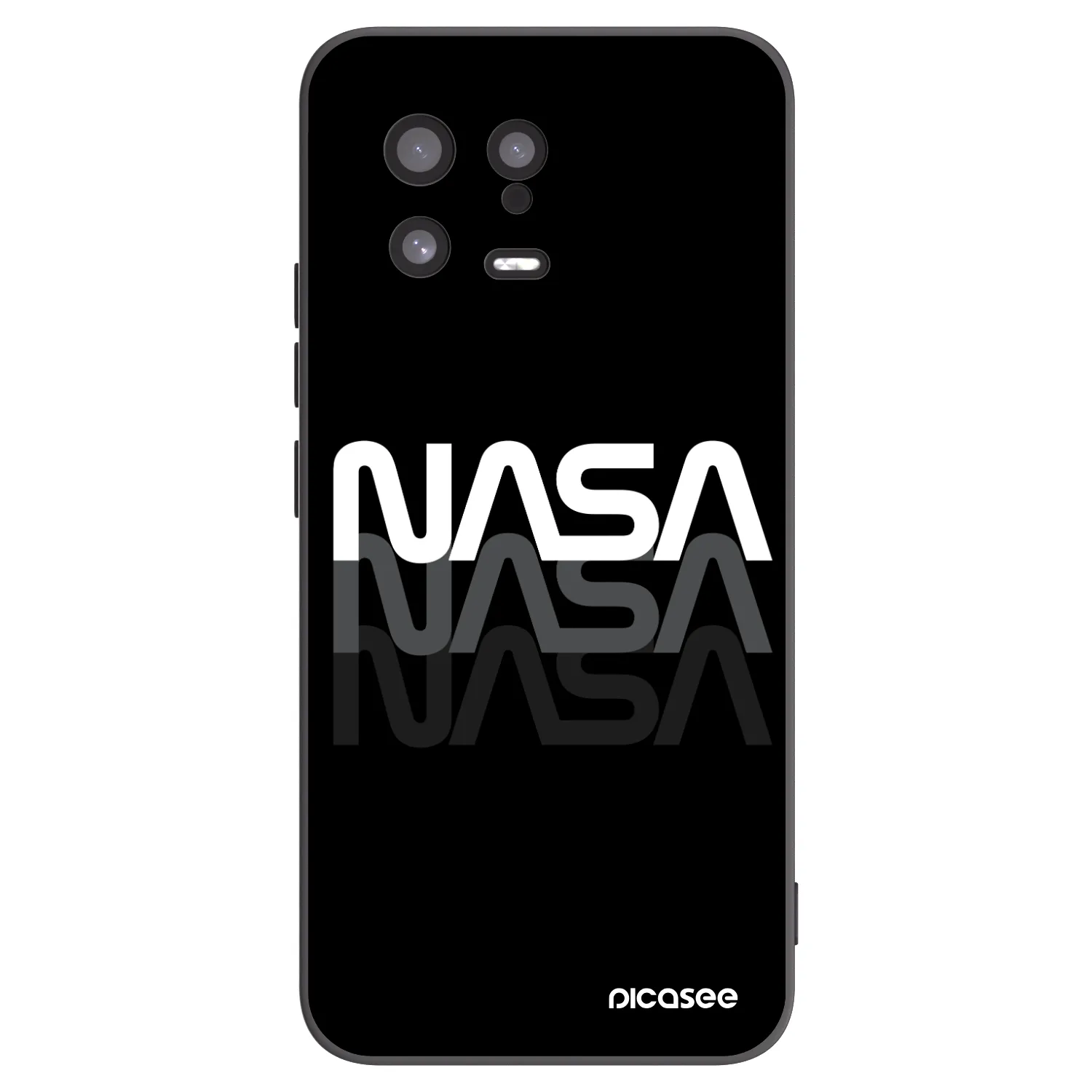 Picasee fekete szilikon tok az alábbi mobiltelefonokra Xiaomi 13 - NASA Triple
