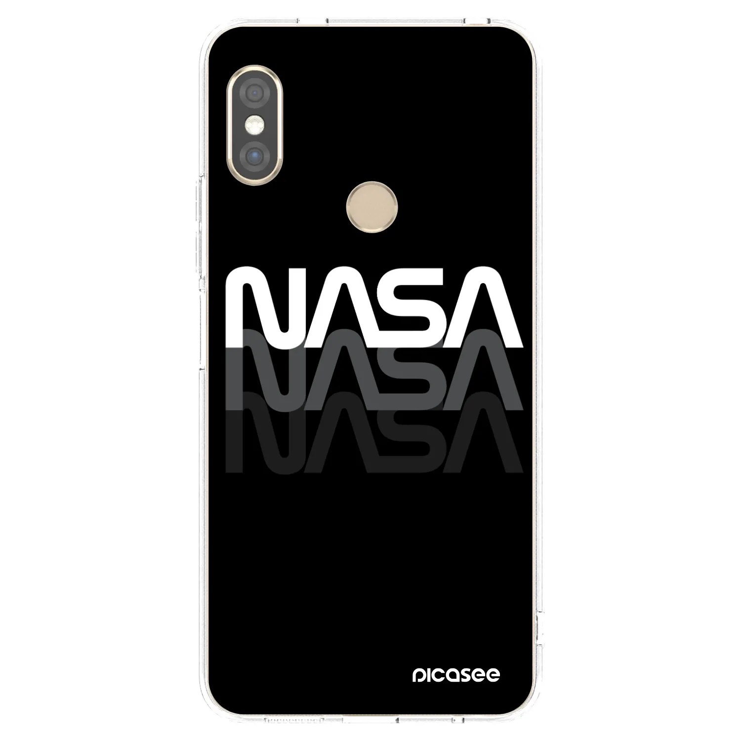 Picasee átlátszó szilikon tok az alábbi mobiltelefonokra Xiaomi Redmi Note 5 Global - NASA Triple