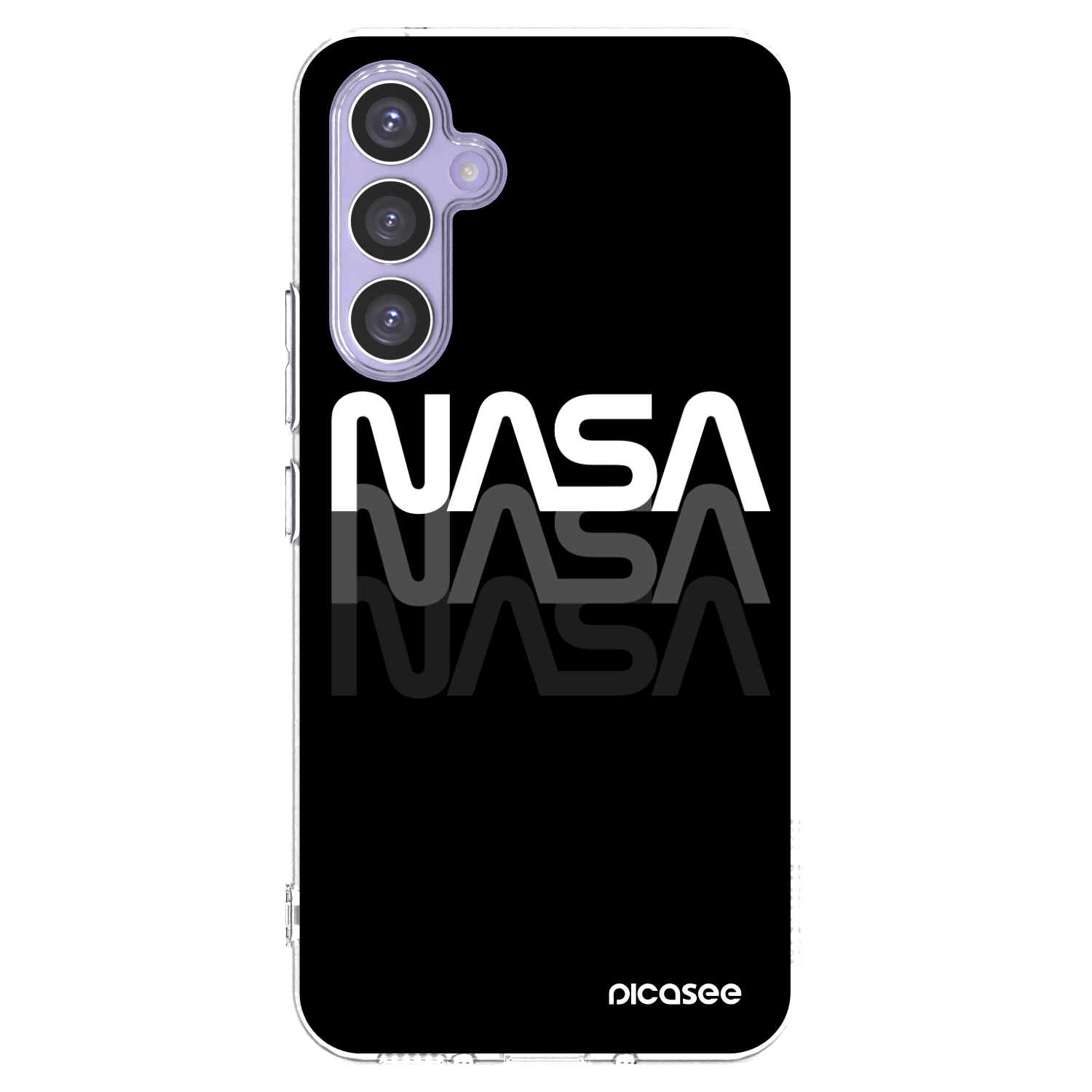 Picasee átlátszó szilikon tok az alábbi mobiltelefonokra Samsung Galaxy A54 5G A546B - NASA Triple