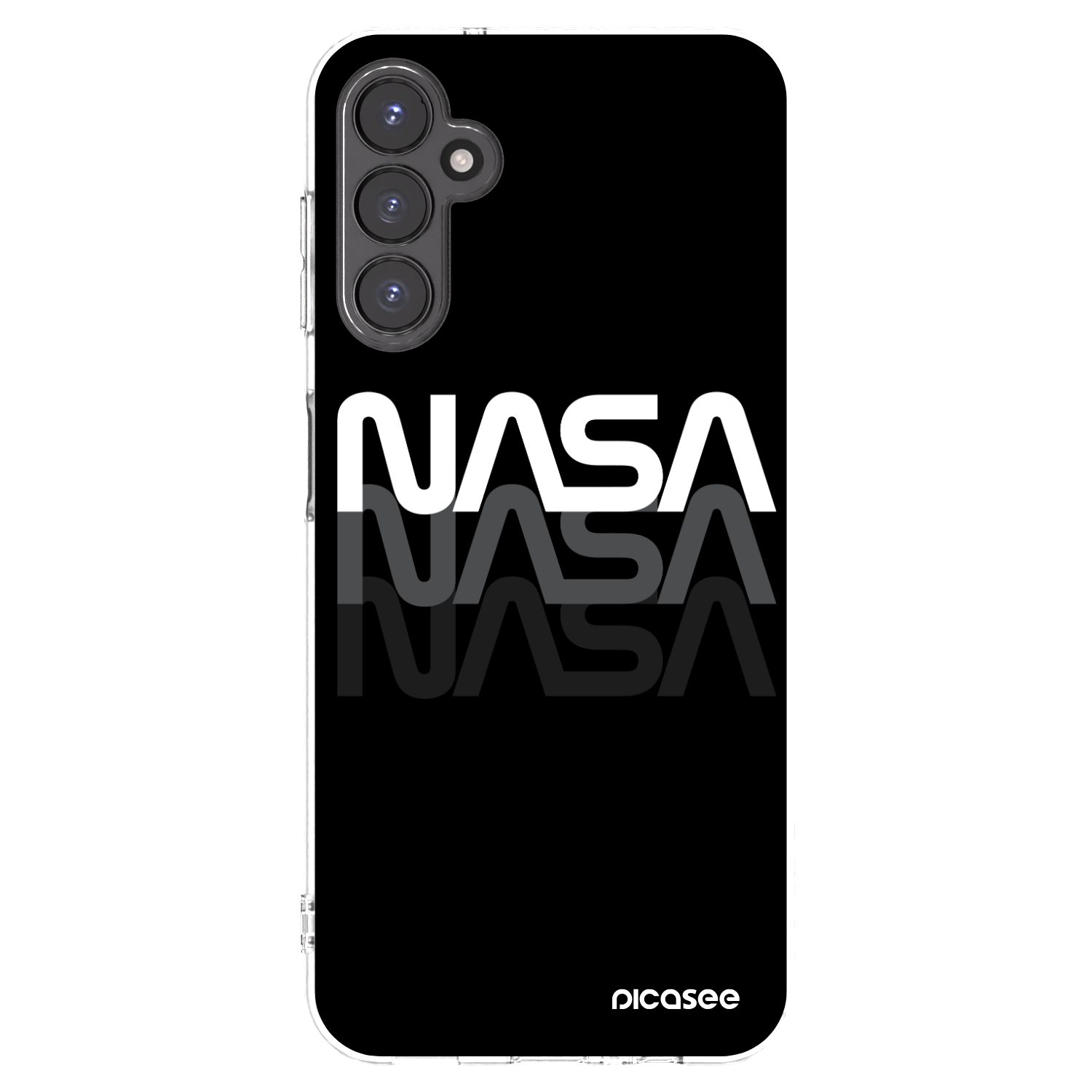 Picasee átlátszó szilikon tok az alábbi mobiltelefonokra Samsung Galaxy A14 5G A146P - NASA Triple