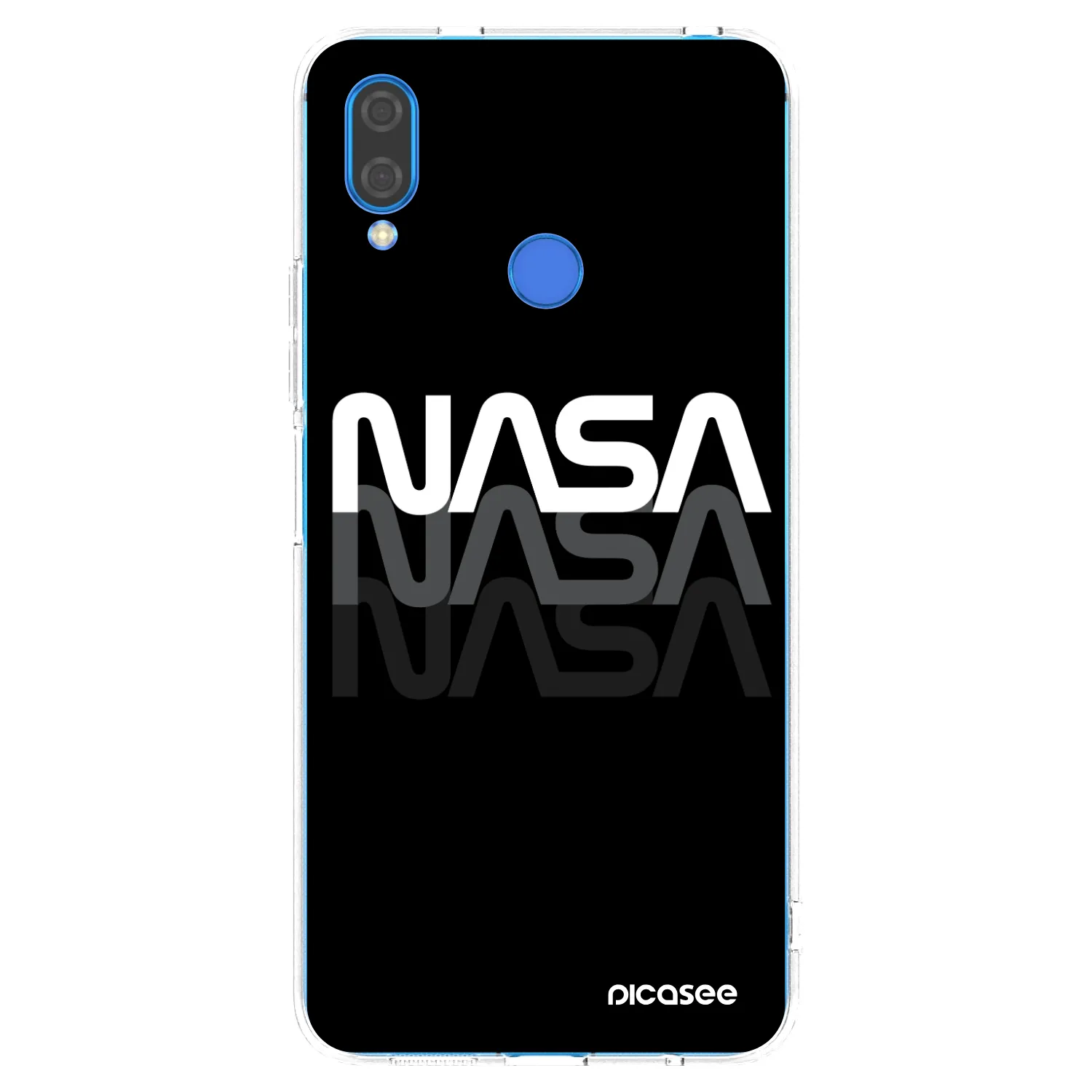 Picasee átlátszó szilikon tok az alábbi mobiltelefonokra Huawei Nova 3i - NASA Triple