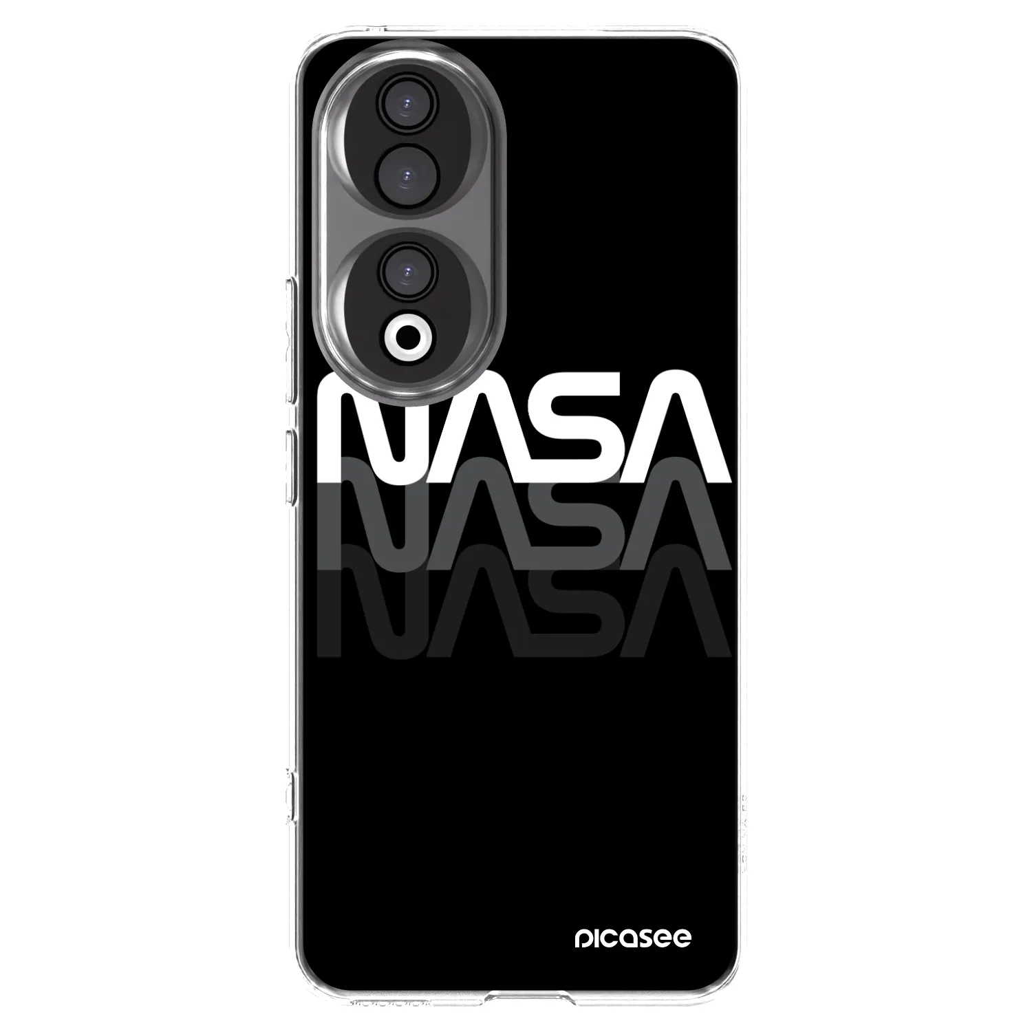 Picasee átlátszó szilikon tok az alábbi mobiltelefonokra Honor 90 5G - NASA Triple