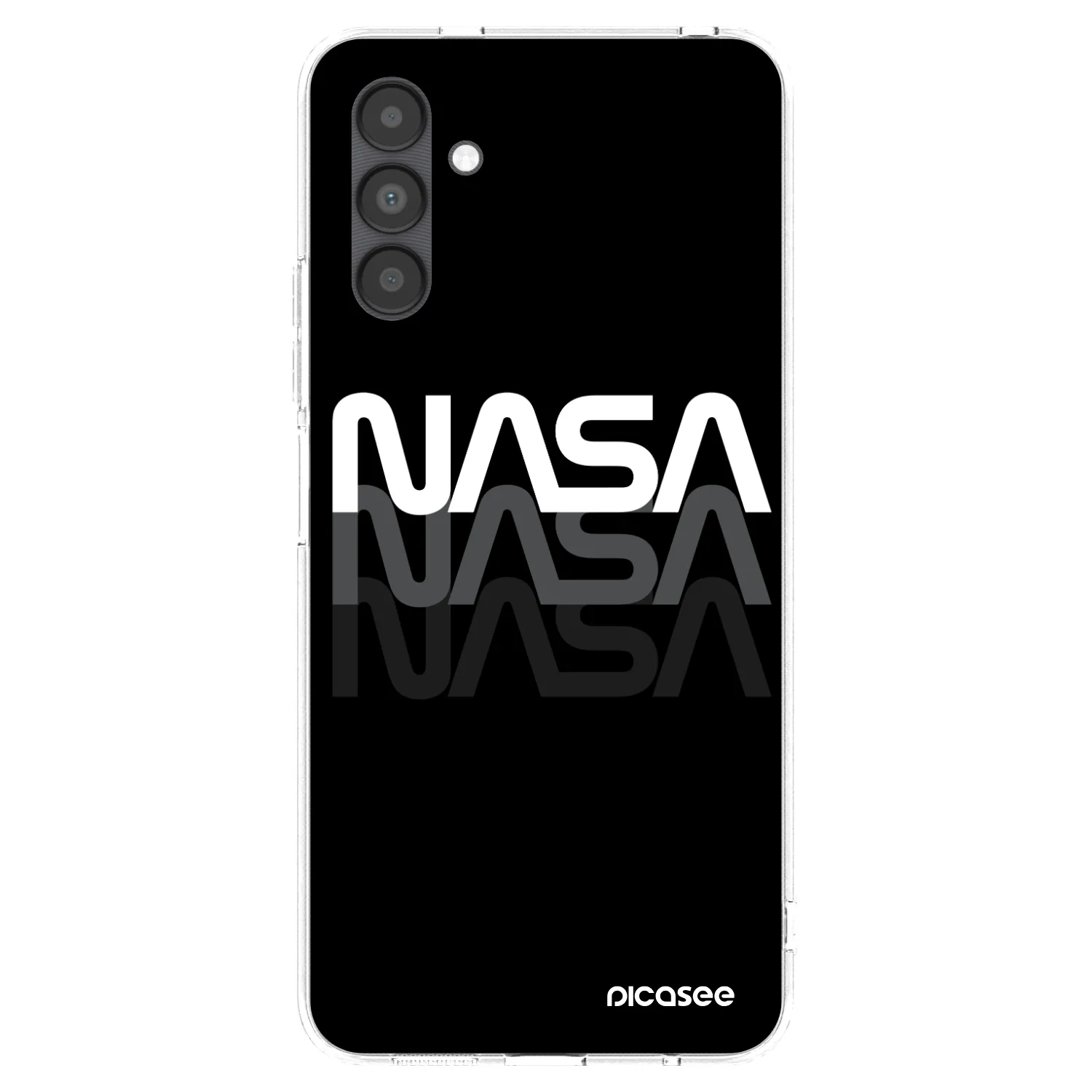 Picasee átlátszó szilikon tok az alábbi mobiltelefonokra Samsung Galaxy A04s A047F - NASA Triple