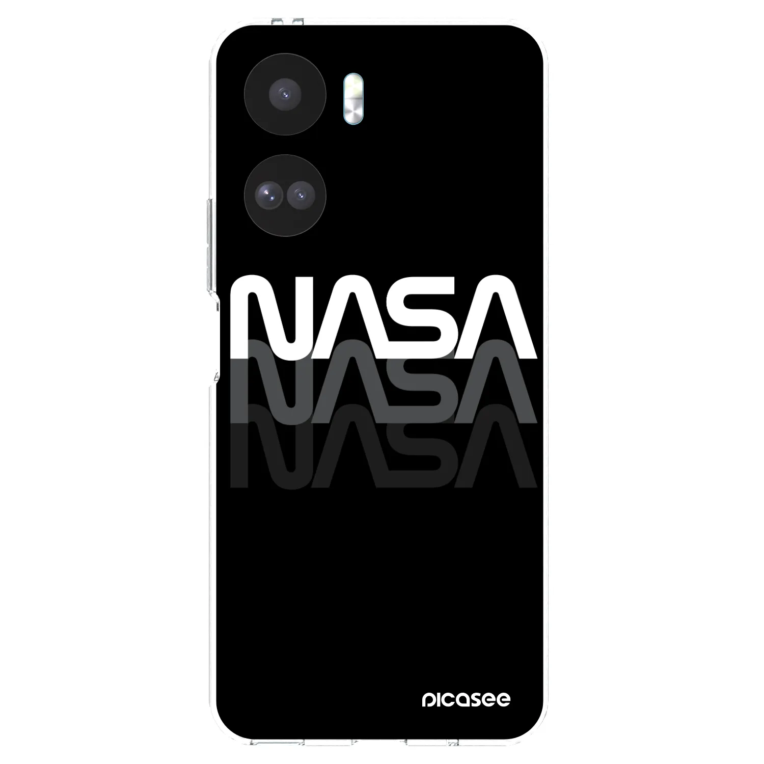 Picasee átlátszó szilikon tok az alábbi mobiltelefonokra Honor 90 Lite 5G - NASA Triple