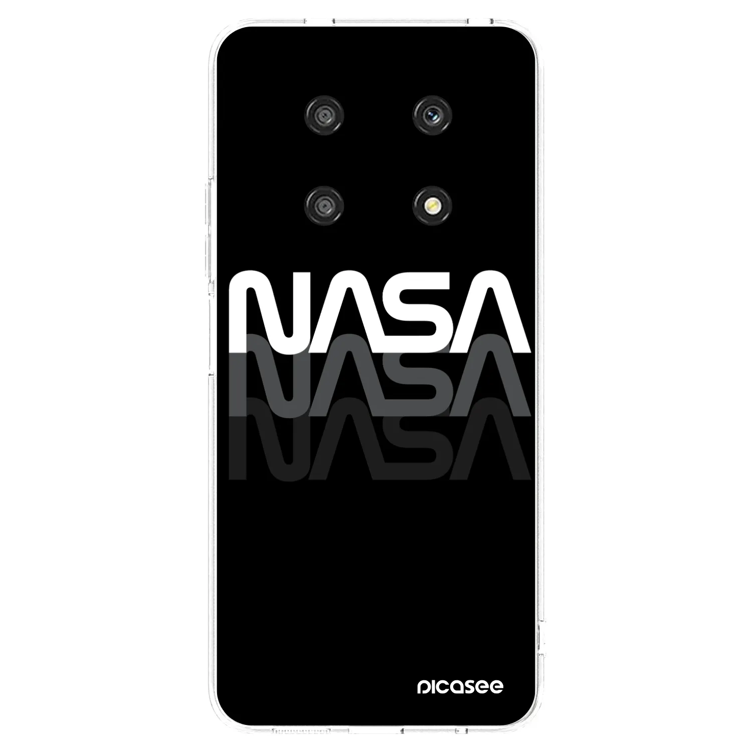 Picasee átlátszó szilikon tok az alábbi mobiltelefonokra Honor Magic4 Lite 5G - NASA Triple