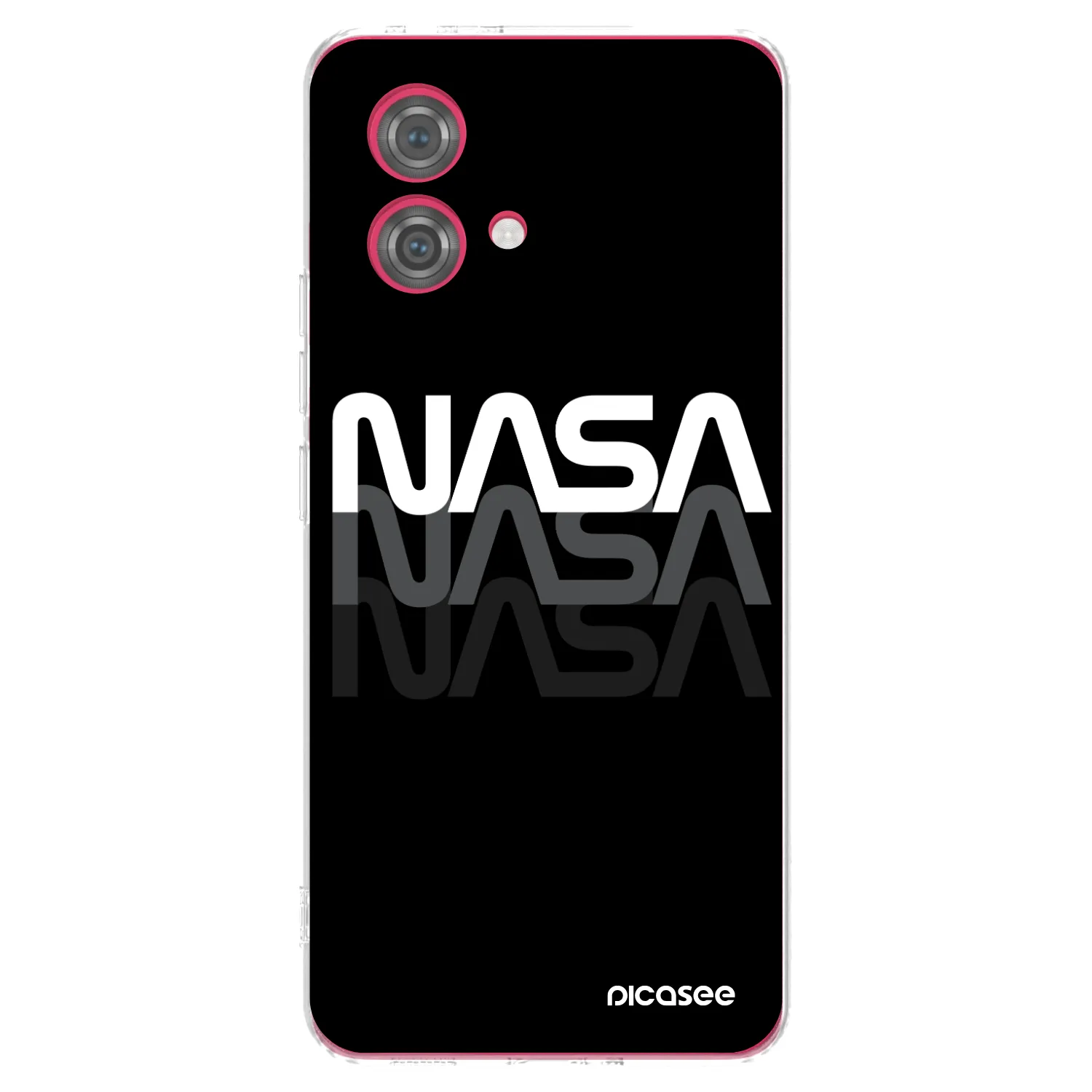 Picasee átlátszó szilikon tok az alábbi mobiltelefonokra Motorola Moto G84 5G - NASA Triple