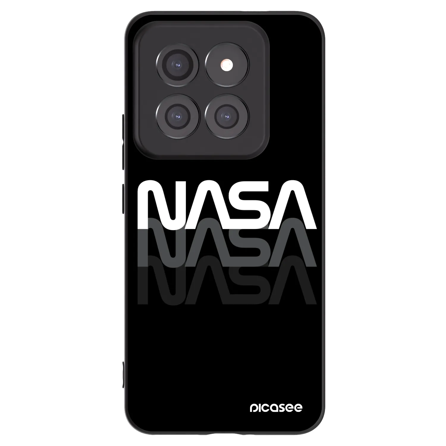 Picasee fekete szilikon tok az alábbi mobiltelefonokra Xiaomi 14 Pro - NASA Triple