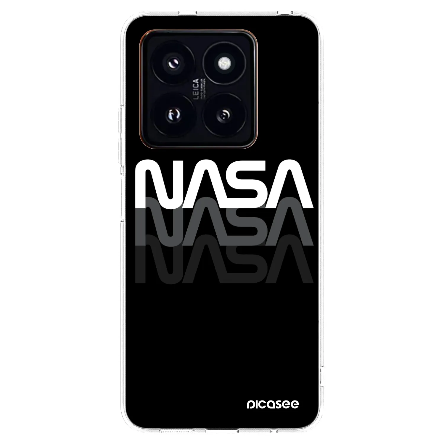 Picasee átlátszó szilikon tok az alábbi mobiltelefonokra Xiaomi 14 Pro - NASA Triple