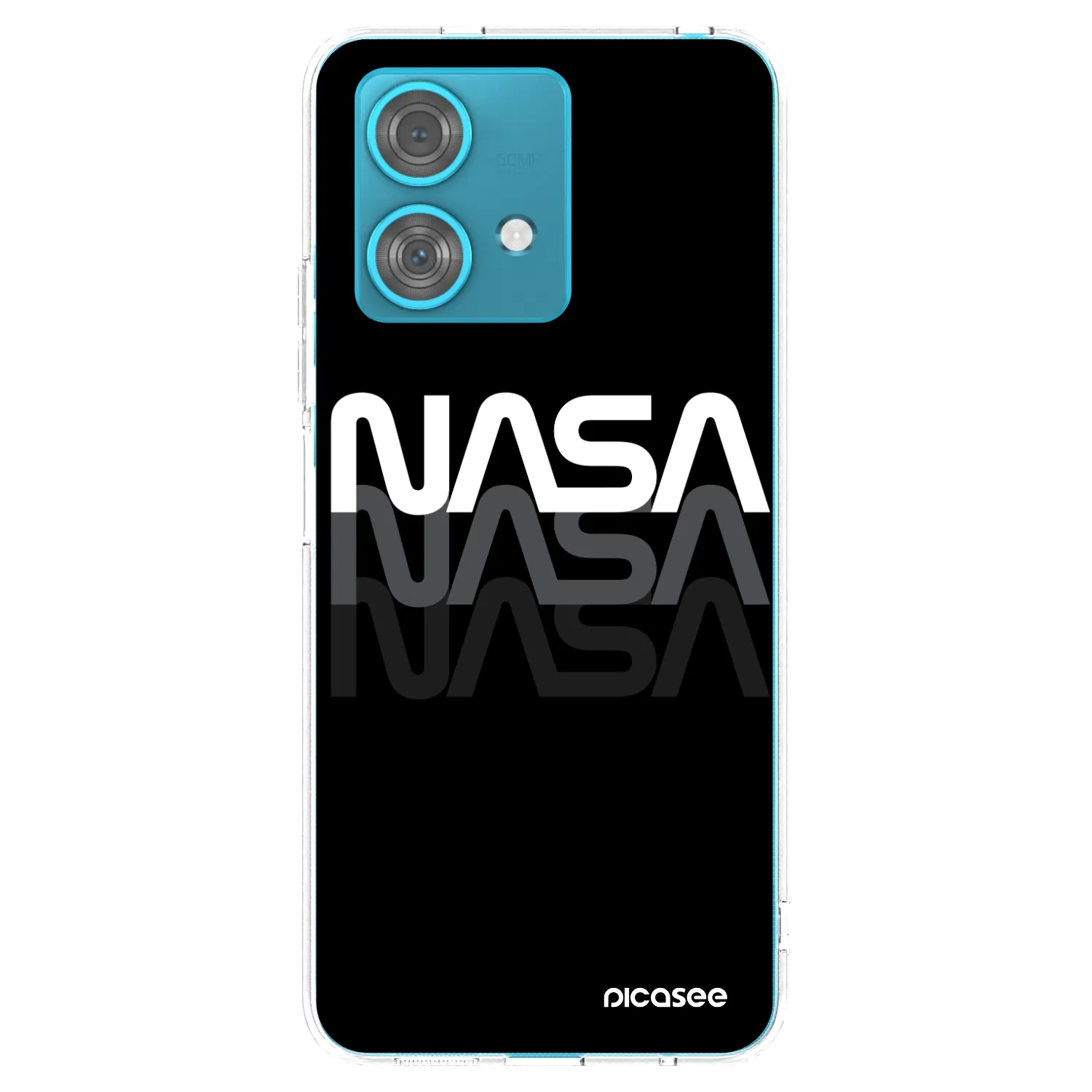 Picasee átlátszó szilikon tok az alábbi mobiltelefonokra Motorola Edge 40 Neo - NASA Triple