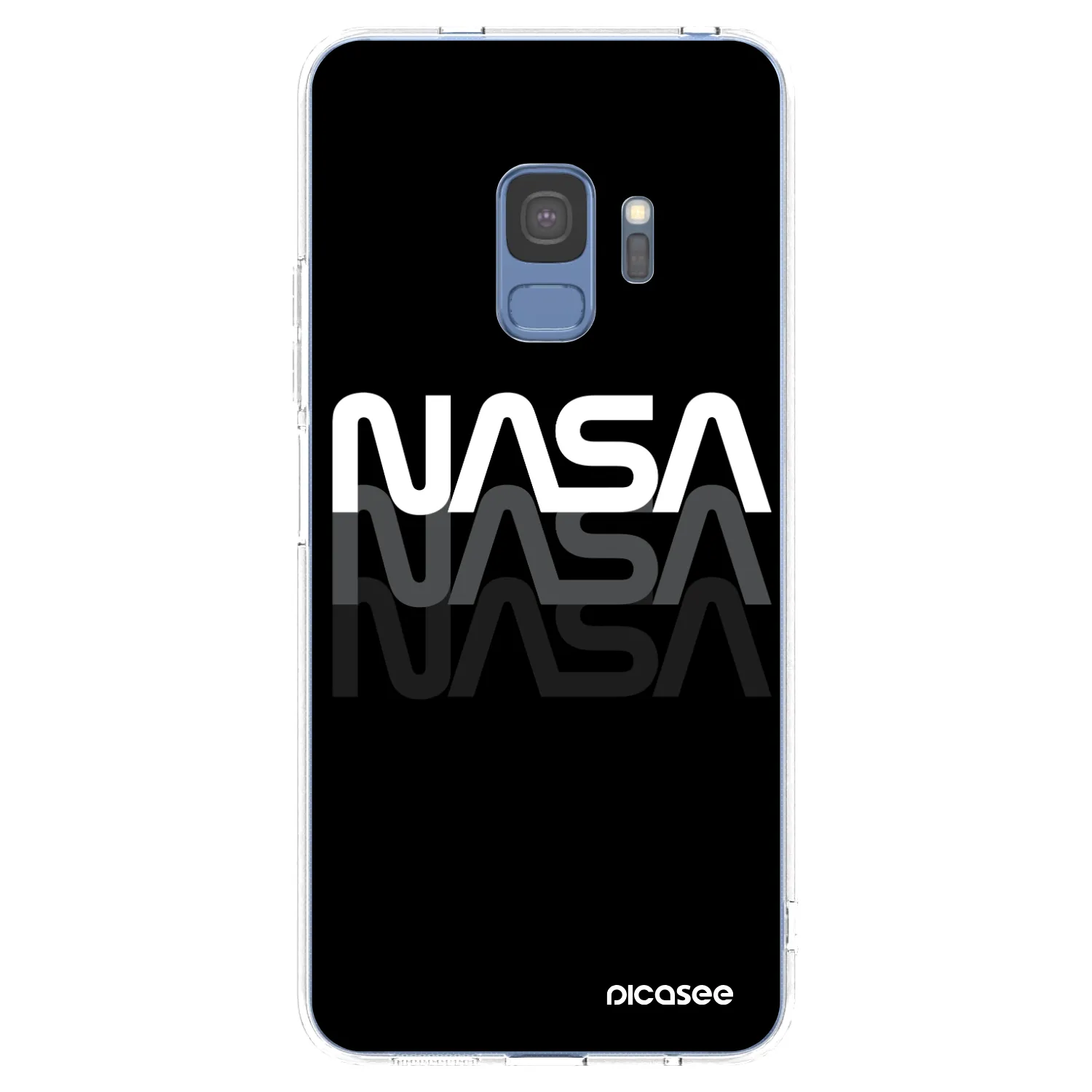Picasee átlátszó szilikon tok az alábbi mobiltelefonokra Samsung Galaxy S9 G960F - NASA Triple
