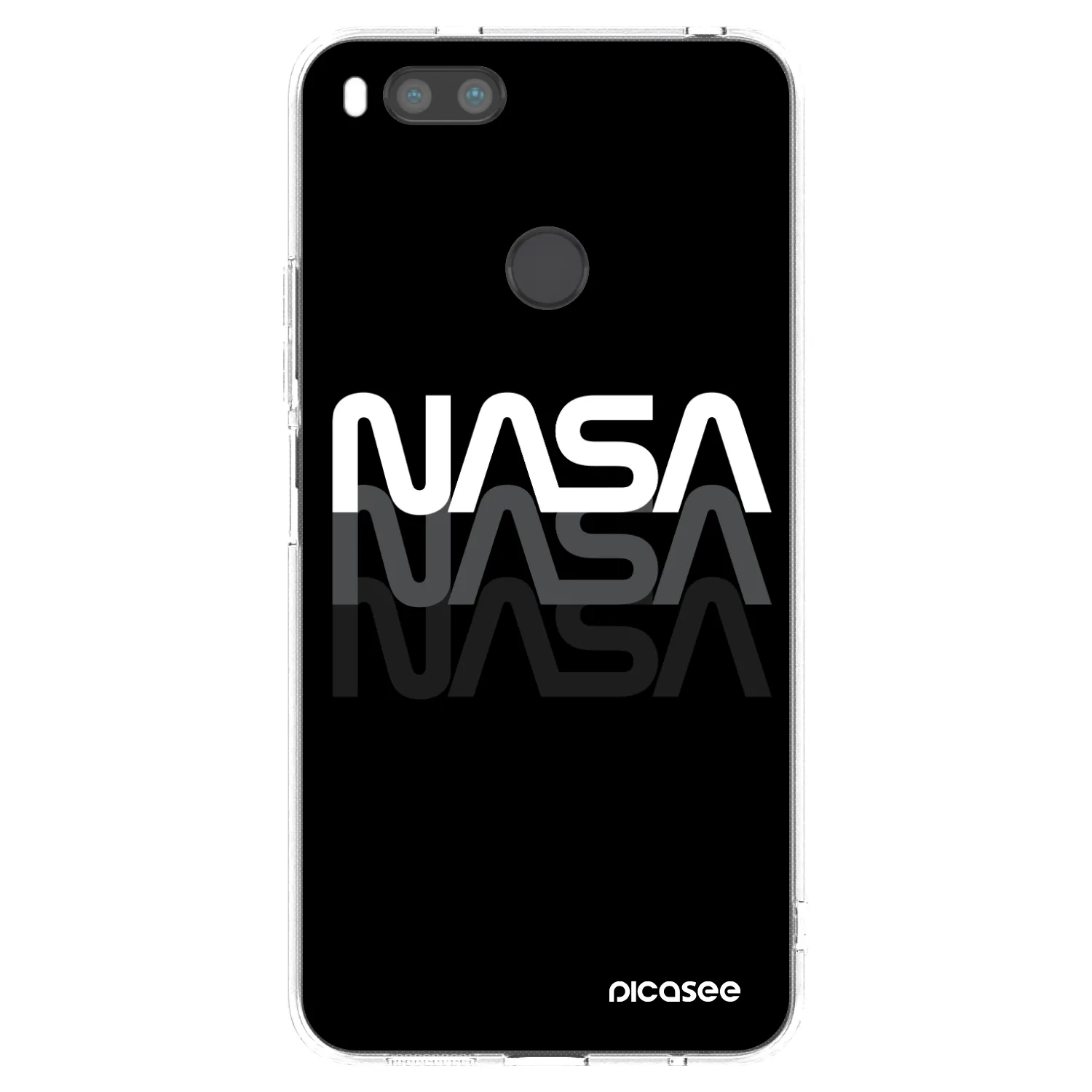 Picasee átlátszó szilikon tok az alábbi mobiltelefonokra Xiaomi Mi A1 Global - NASA Triple