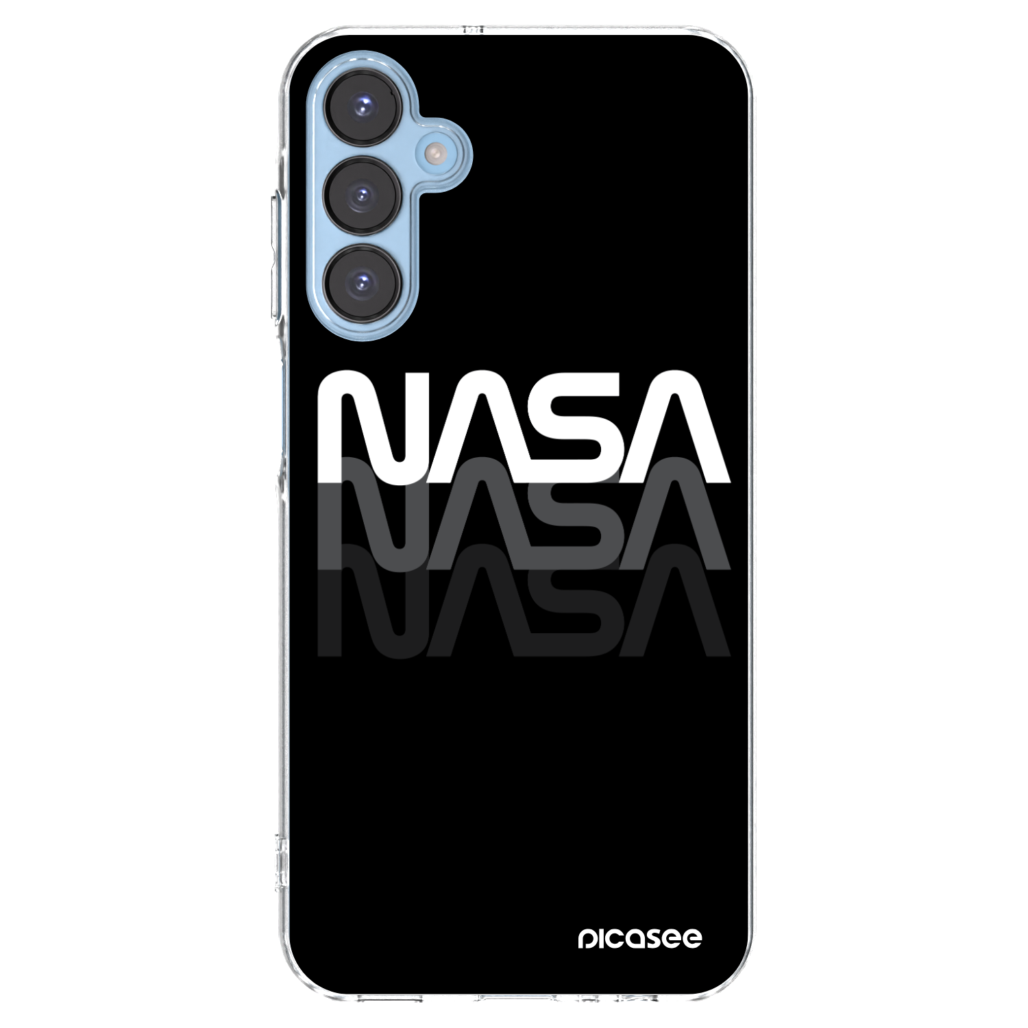 Picasee átlátszó szilikon tok az alábbi mobiltelefonokra Samsung Galaxy A15 A156B 5G - NASA Triple
