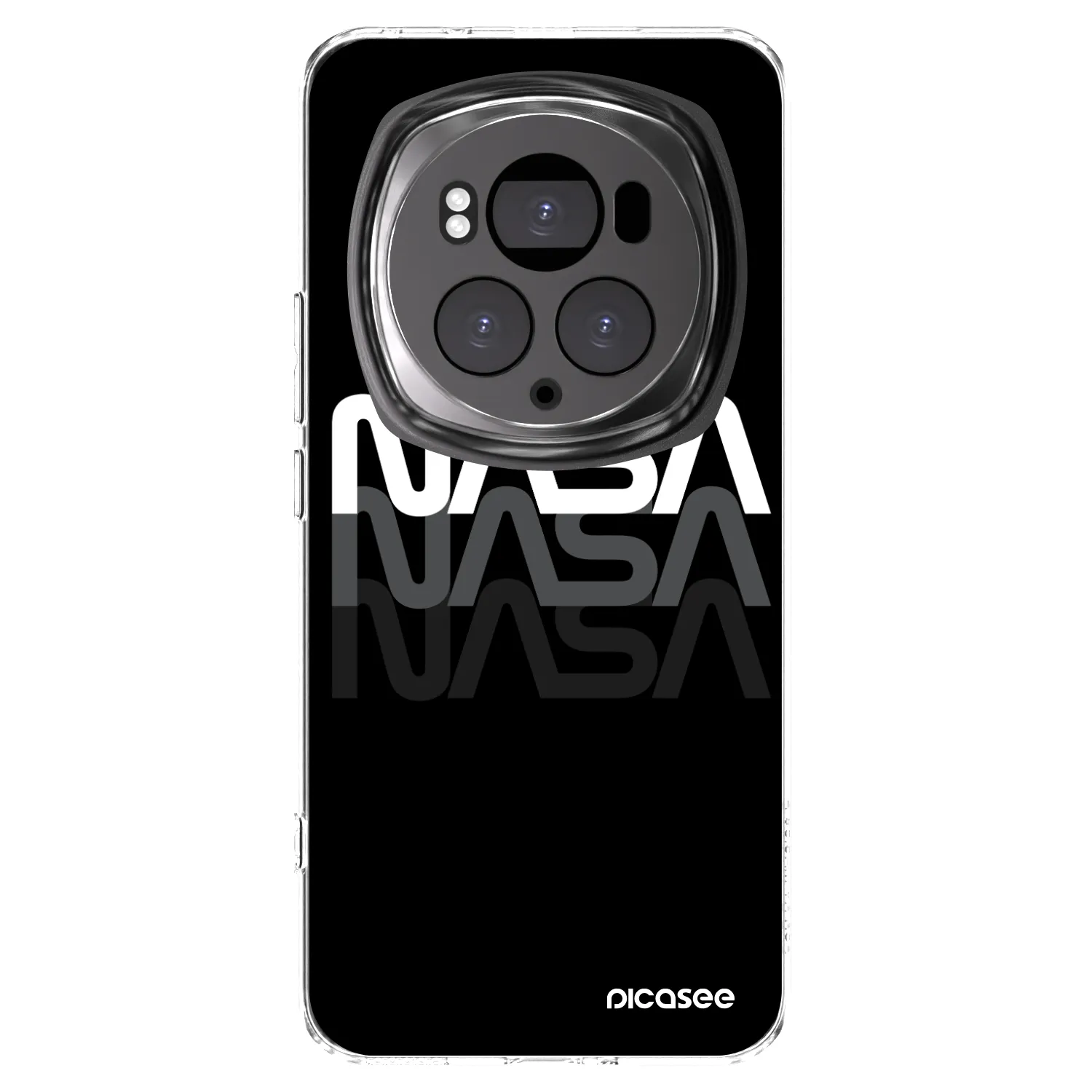 Picasee átlátszó szilikon tok az alábbi mobiltelefonokra Honor Magic6 Pro - NASA Triple