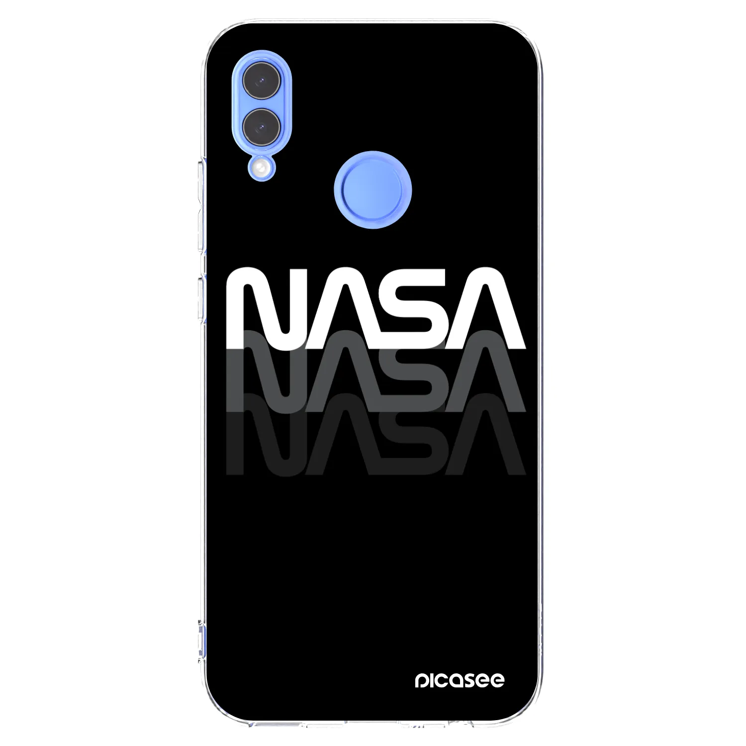 Picasee átlátszó szilikon tok az alábbi mobiltelefonokra Honor 10 Lite - NASA Triple