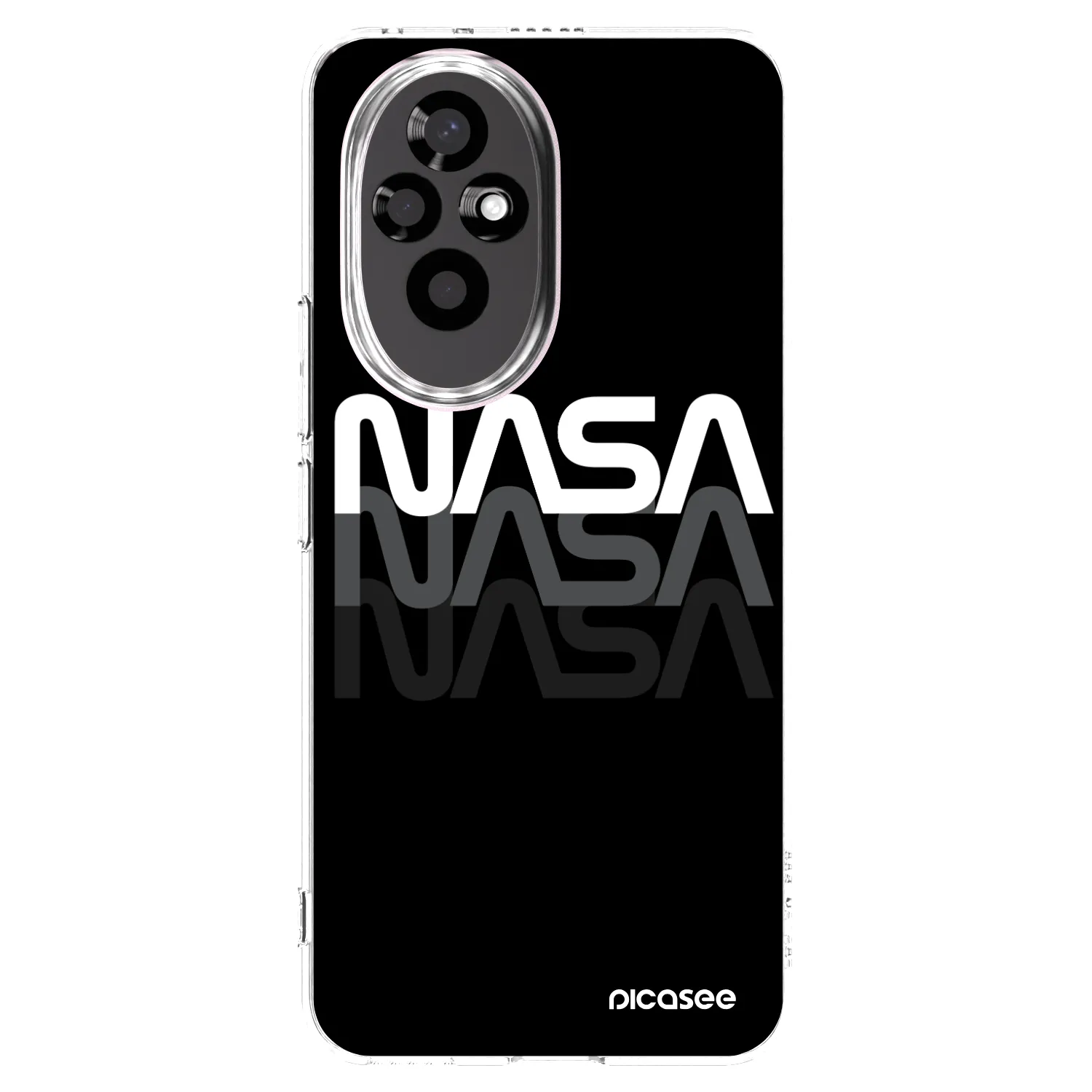 Picasee átlátszó szilikon tok az alábbi mobiltelefonokra Honor 200 5G - NASA Triple