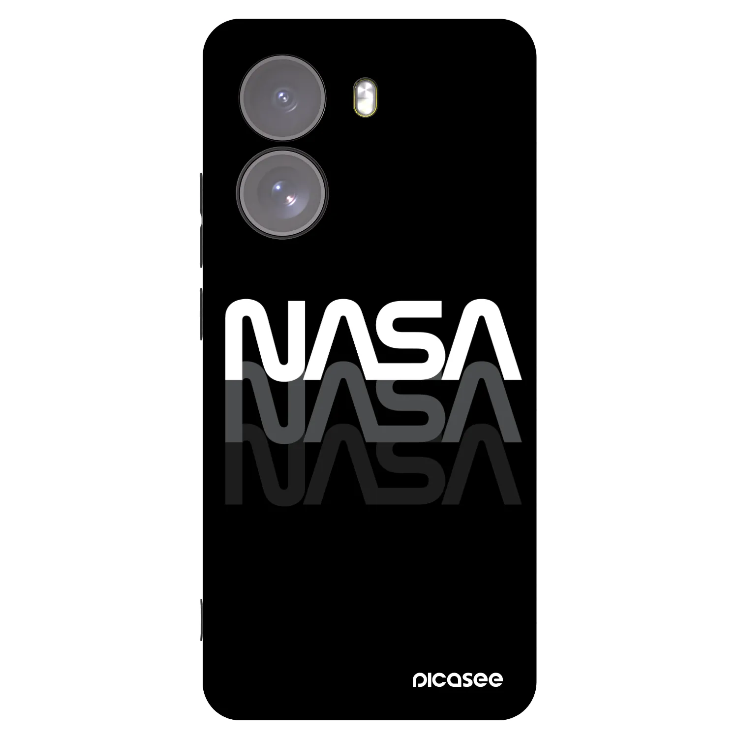 Picasee fekete szilikon tok az alábbi mobiltelefonokra Xiaomi Poco X7 - NASA Triple
