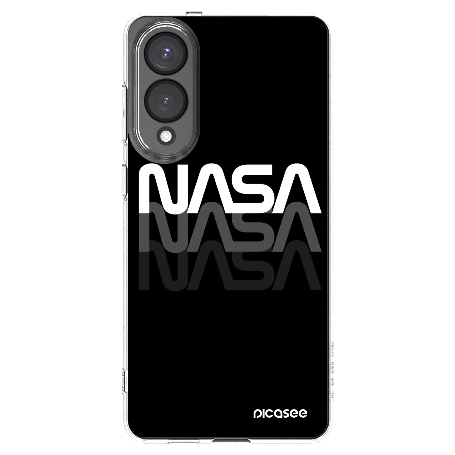 Picasee átlátszó szilikon tok az alábbi mobiltelefonokra Samsung Galaxy S25 Edge 5G - NASA Triple