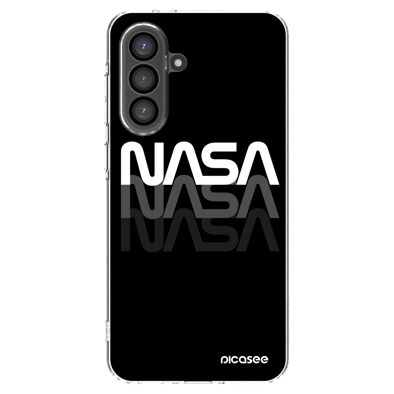 Picasee átlátszó szilikon tok az alábbi mobiltelefonokra Samsung Galaxy A56 5G A566B - NASA Triple
