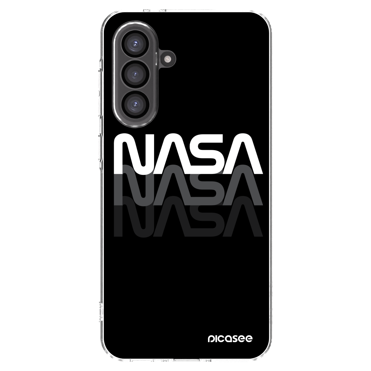 Picasee átlátszó szilikon tok az alábbi mobiltelefonokra Samsung Galaxy A36 5G - NASA Triple