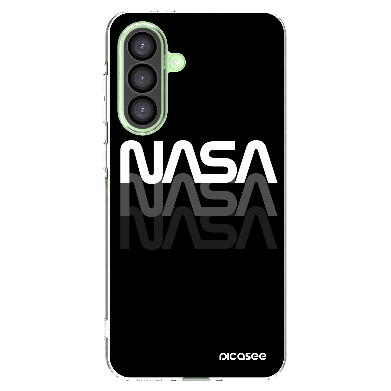 Picasee átlátszó szilikon tok az alábbi mobiltelefonokra Samsung Galaxy A26 5G A266B - NASA Triple