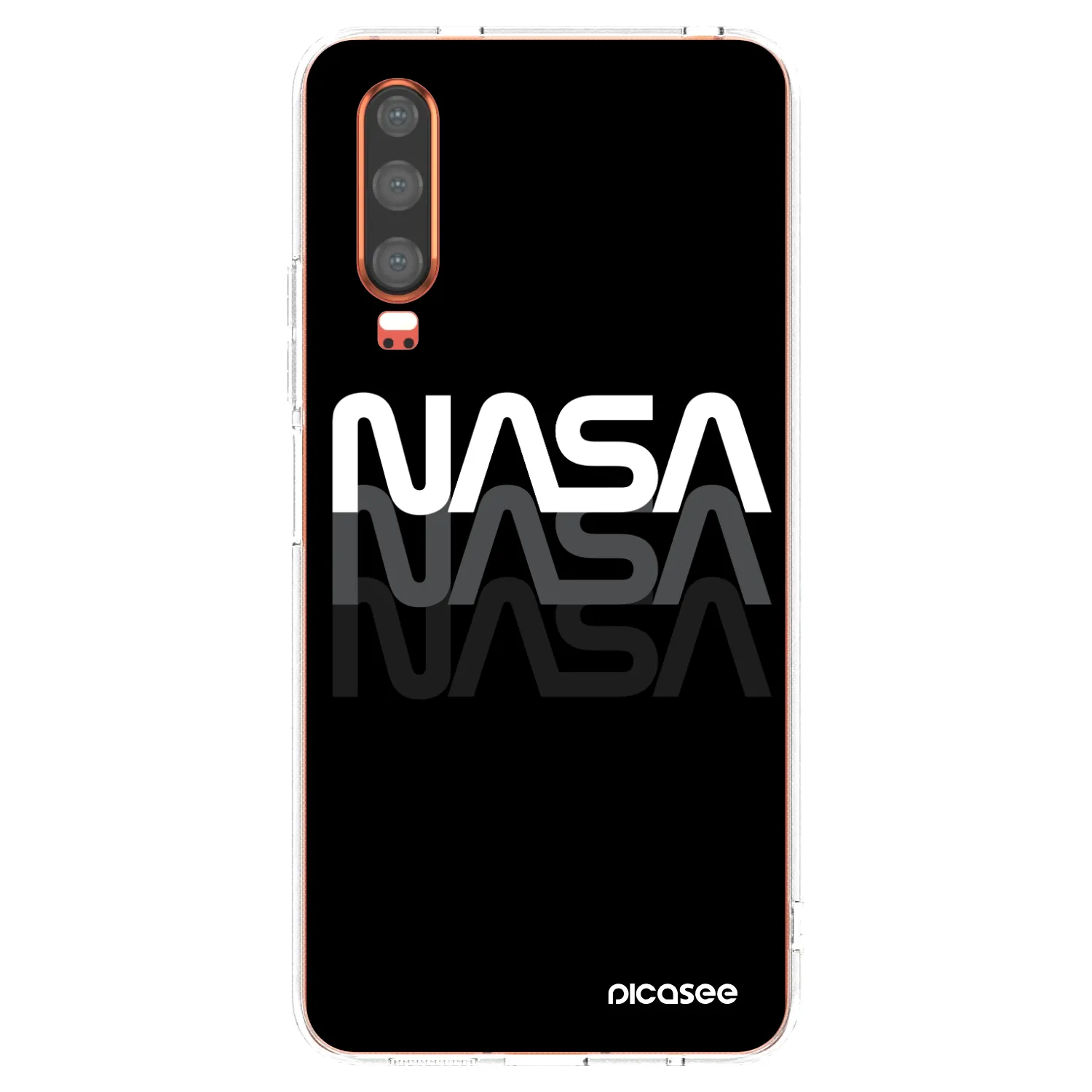 Picasee átlátszó szilikon tok az alábbi mobiltelefonokra Huawei P30 - NASA Triple