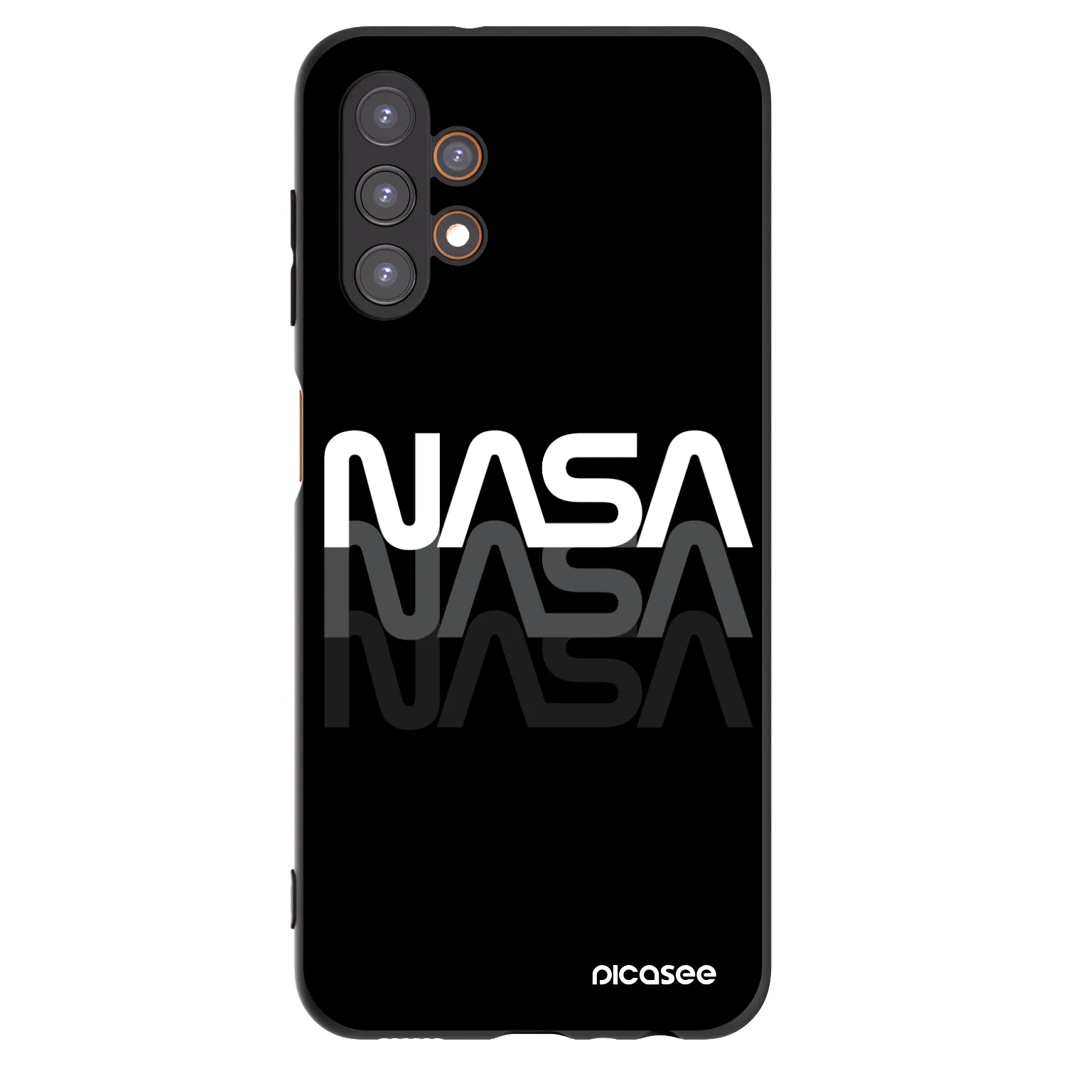 Picasee fekete szilikon tok az alábbi mobiltelefonokra Samsung Galaxy A13 5G - NASA Triple