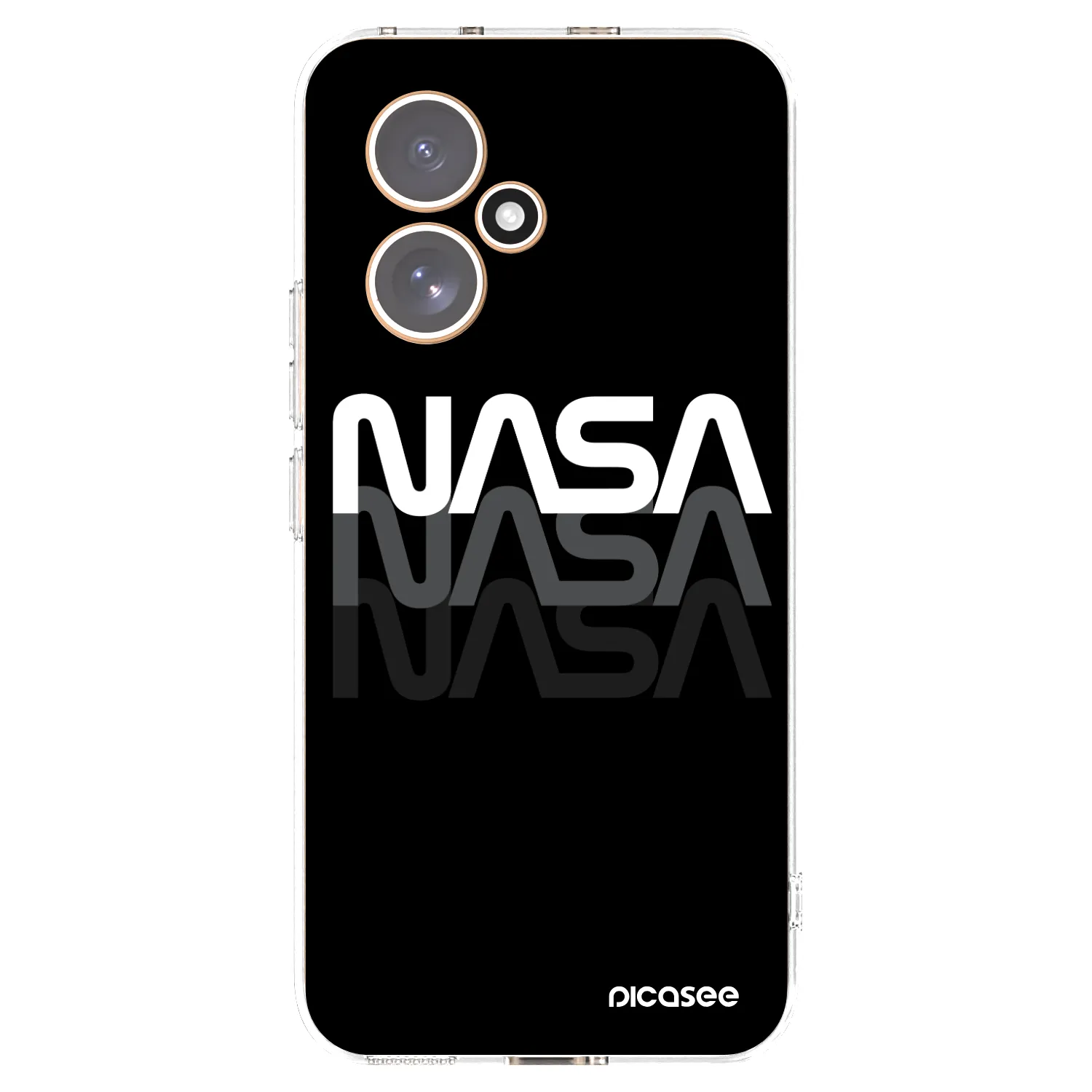 Picasee átlátszó szilikon tok az alábbi mobiltelefonokra Honor 400 5G - NASA Triple