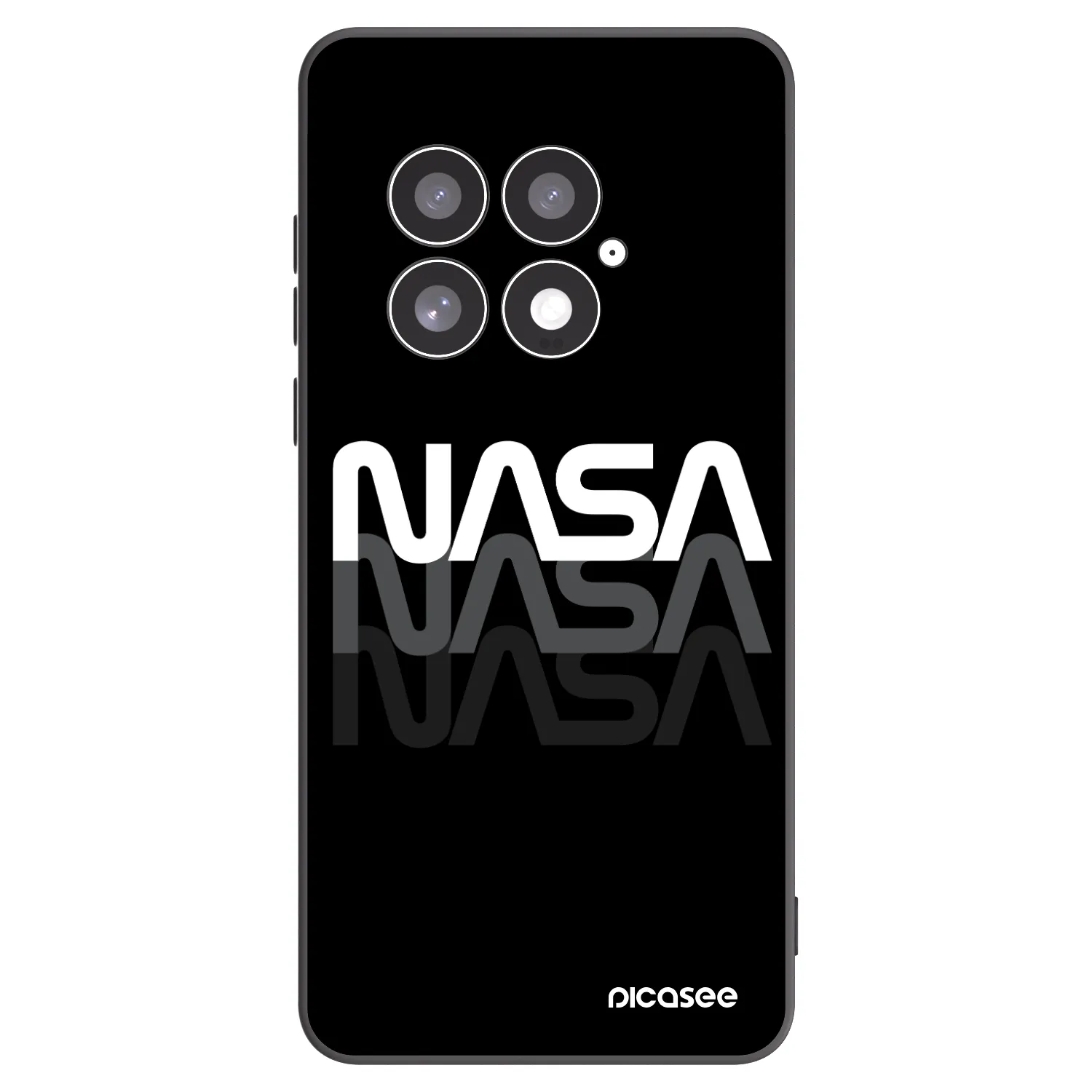 Picasee fekete szilikon tok az alábbi mobiltelefonokra OnePlus 13 5G - NASA Triple