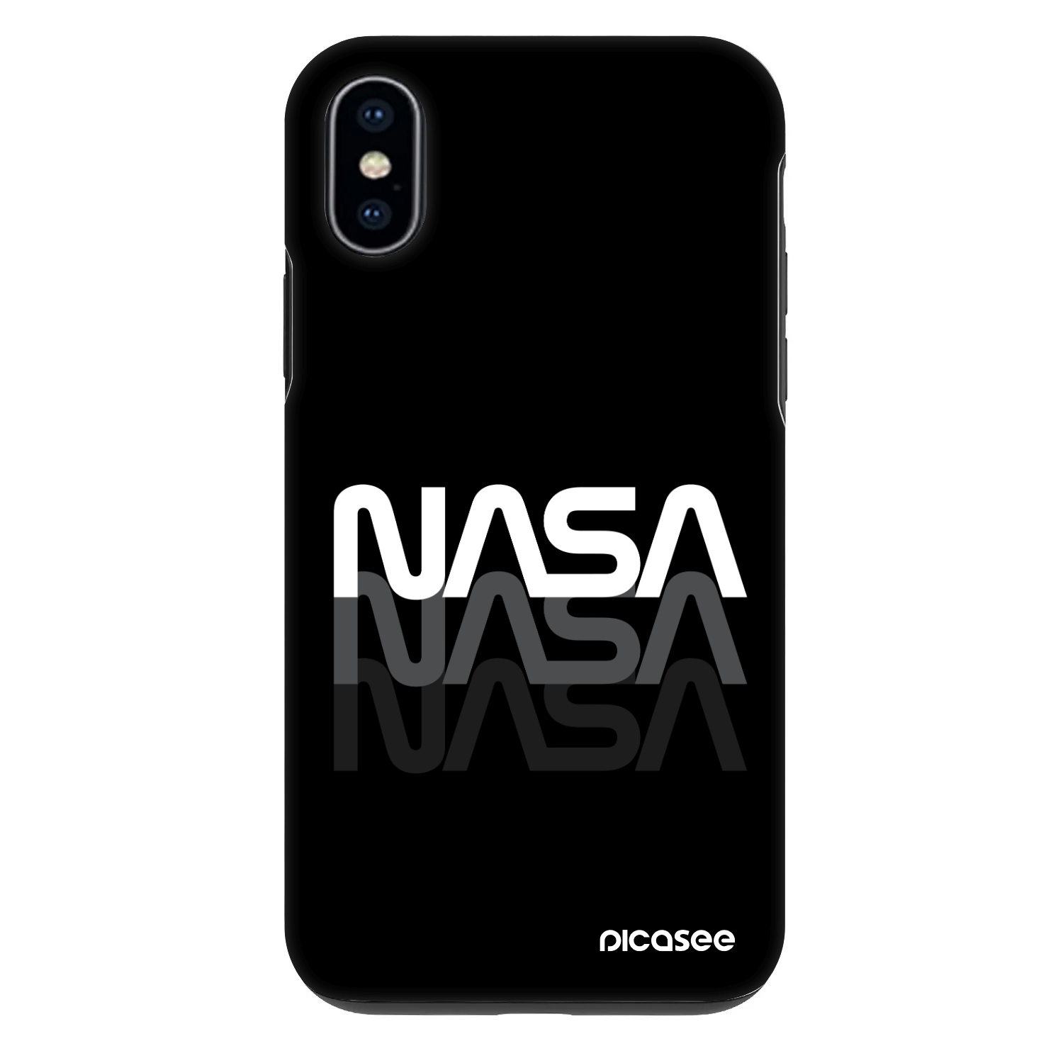 Picasee Fashion Case Apple iPhone X/XS - NASA Triple