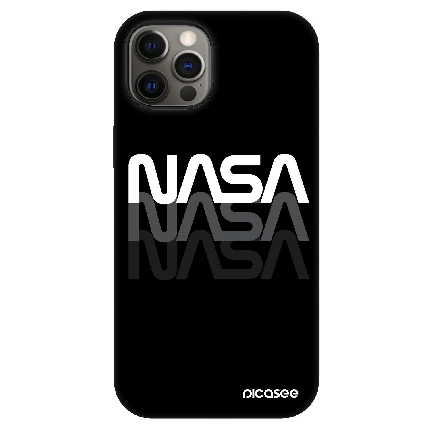 Picasee Fashion Case MagSafe Apple iPhone 12 - NASA Triple