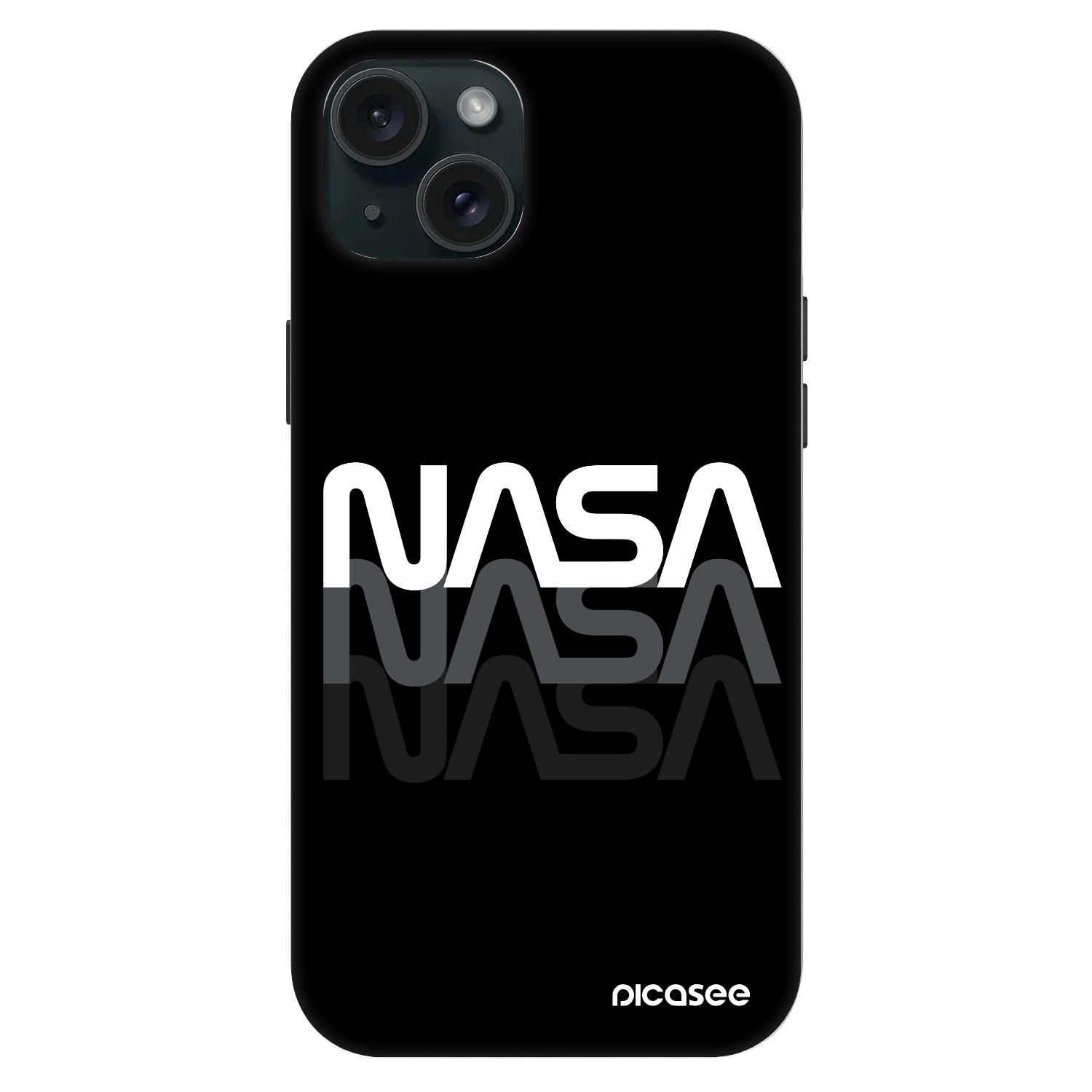 Picasee Fashion Case MagSafe Apple iPhone 15 Plus - NASA Triple
