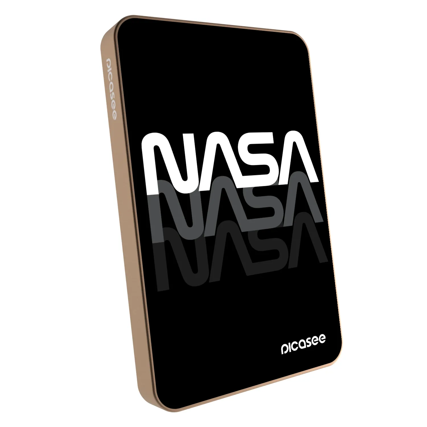 Picasee Powerbank MagSafe 5 000 mAh Aranysárga - NASA Triple