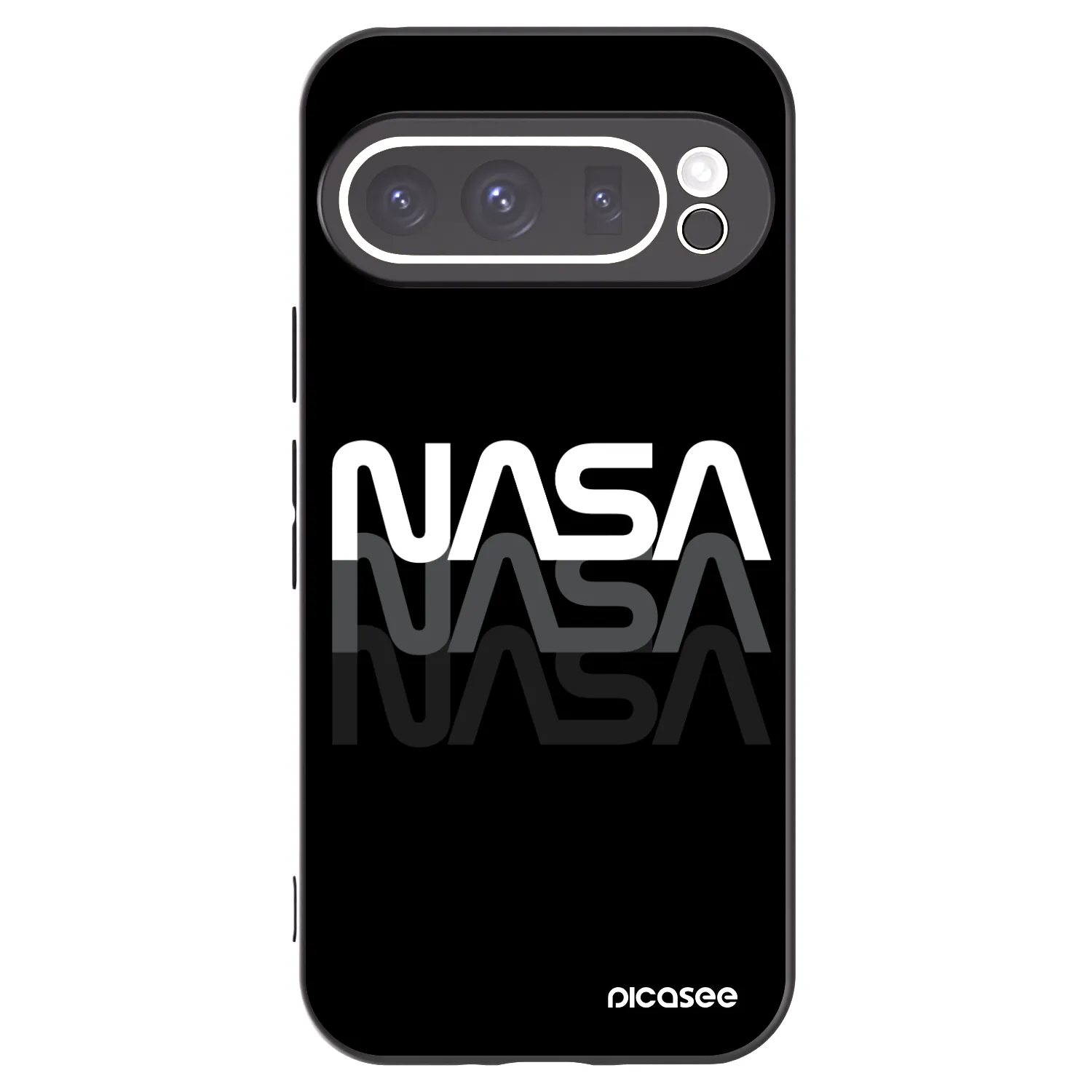 Picasee fekete szilikon tok az alábbi mobiltelefonokra Google Pixel 9 Pro XL - NASA Triple