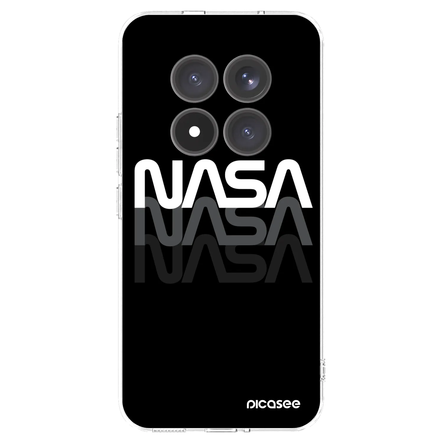 Picasee átlátszó szilikon tok az alábbi mobiltelefonokra Xiaomi Redmi Note 15 Pro+ - NASA Triple
