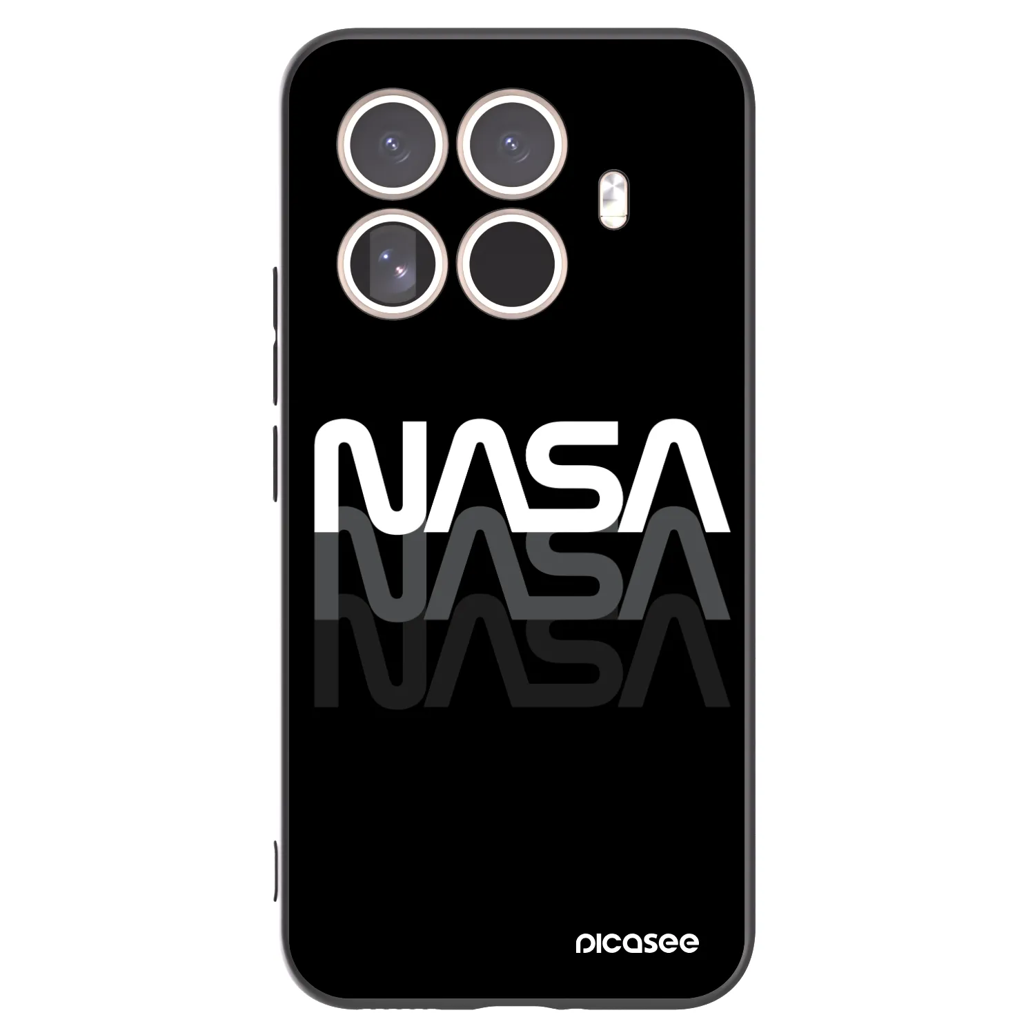 Picasee fekete szilikon tok az alábbi mobiltelefonokra Xiaomi 15T Pro - NASA Triple