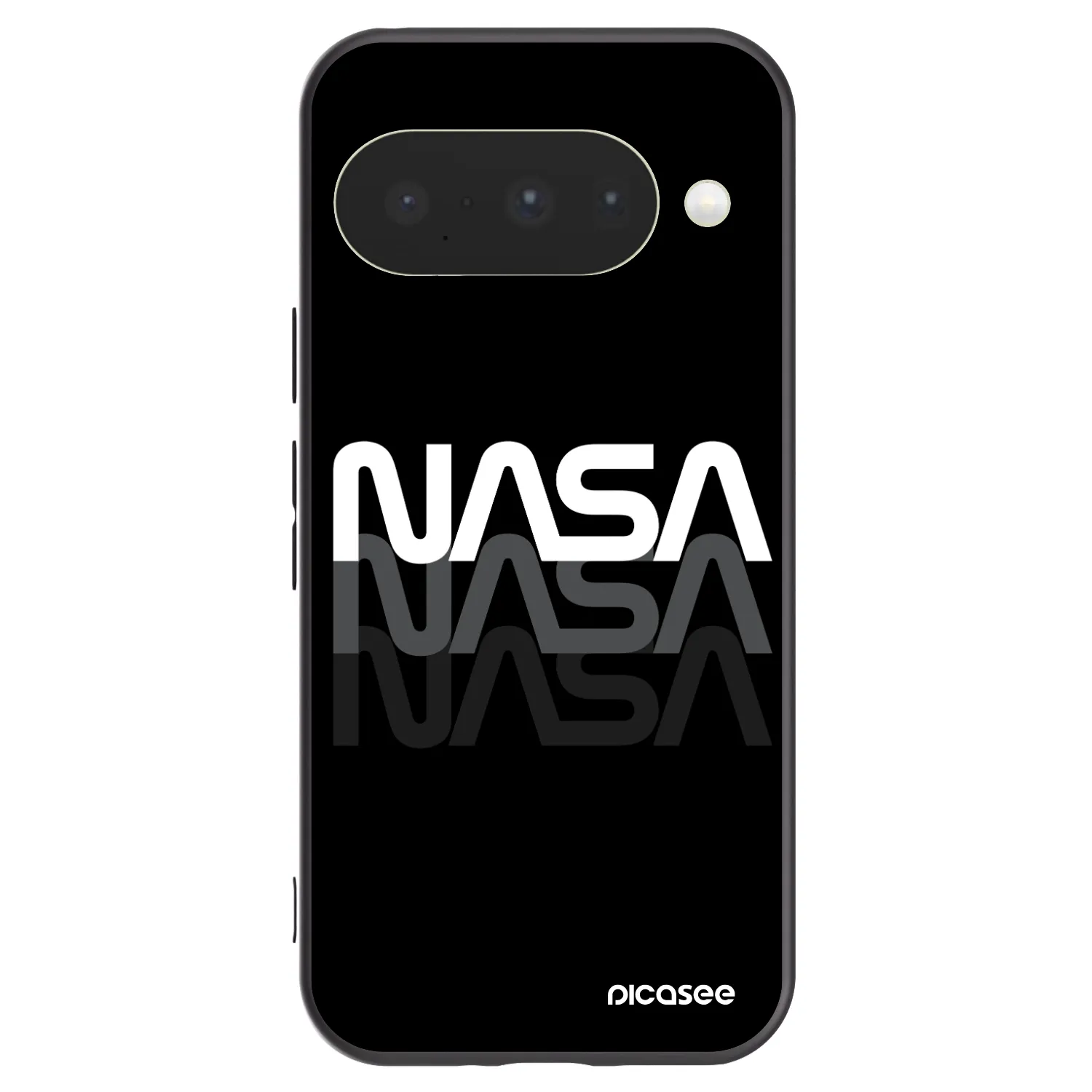 Picasee fekete szilikon tok az alábbi mobiltelefonokra Google Pixel 10 - NASA Triple