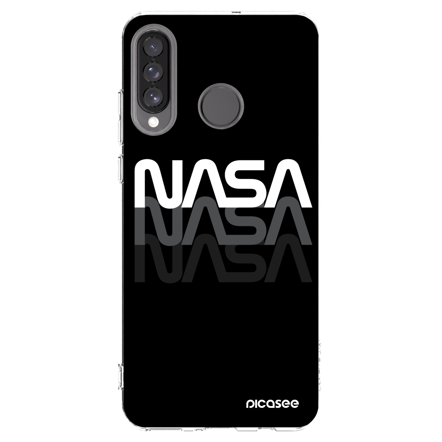 Picasee átlátszó szilikon tok az alábbi mobiltelefonokra Huawei P30 Lite - NASA Triple