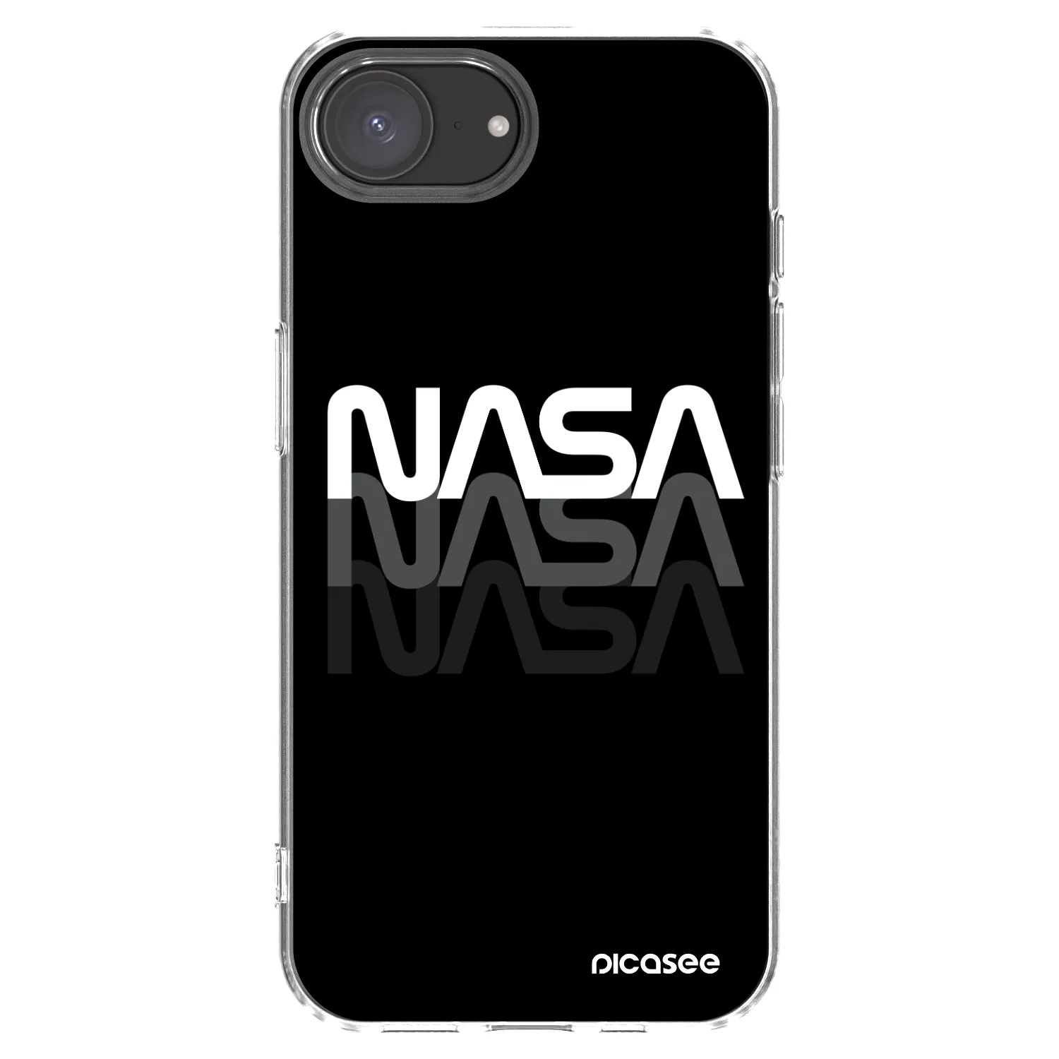Picasee átlátszó szilikon tok az alábbi mobiltelefonokra Apple iPhone 17e - NASA Triple