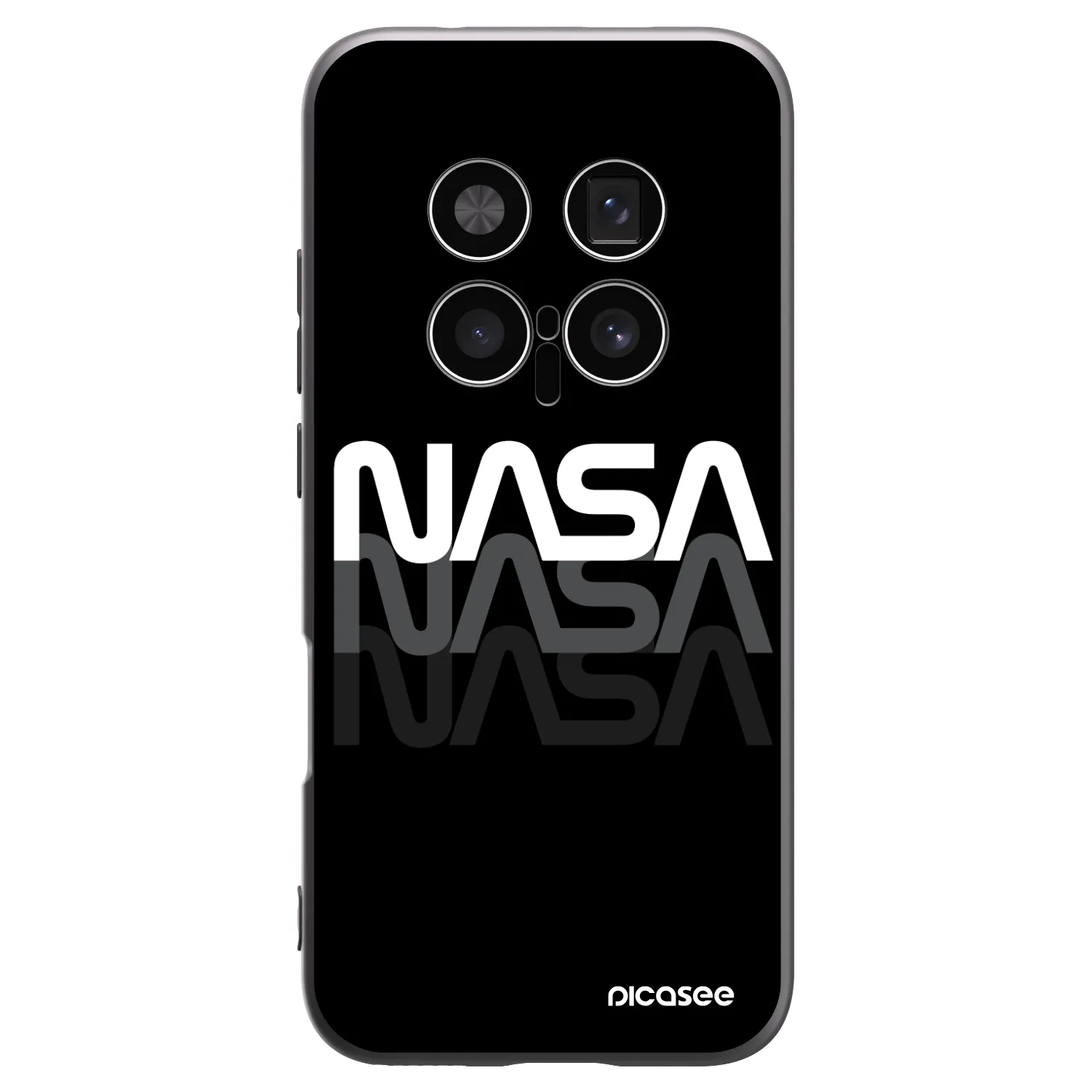 Picasee fekete szilikon tok az alábbi mobiltelefonokra Honor Magic8 Pro 5G - NASA Triple